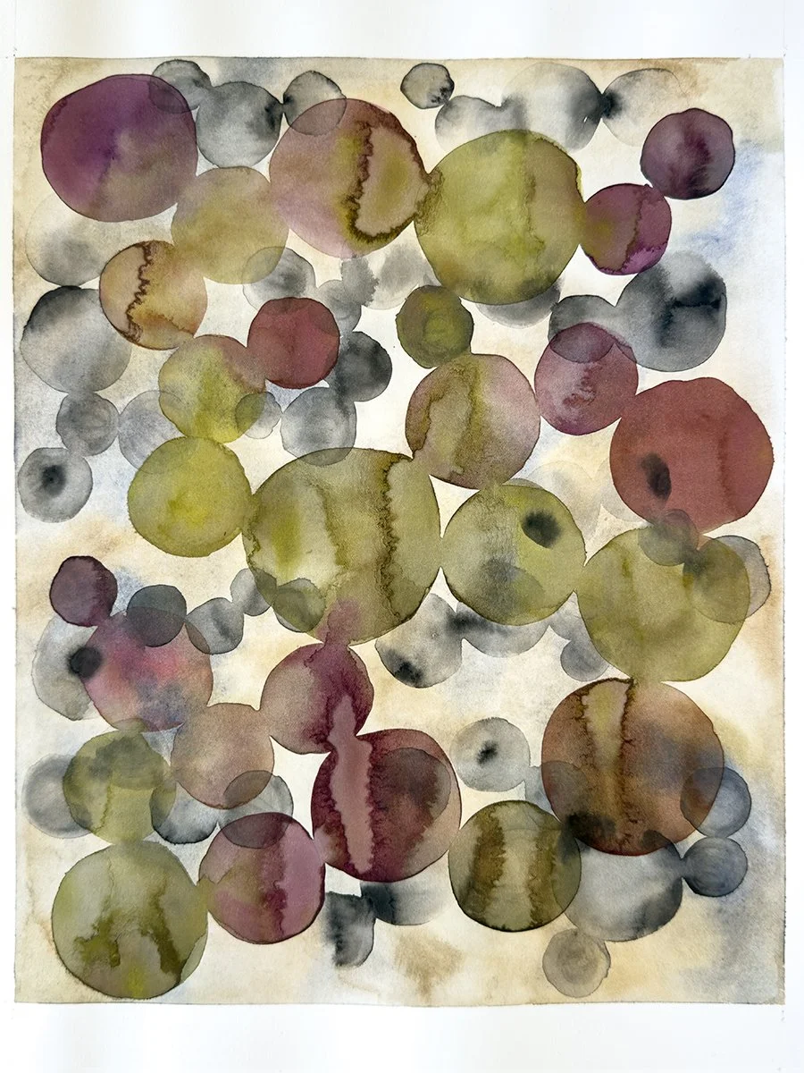 "Algae Bloom" - 11"x14", ink and watercolor