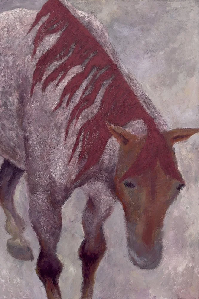 "Roan" - 24"x36", acrylic on canvas