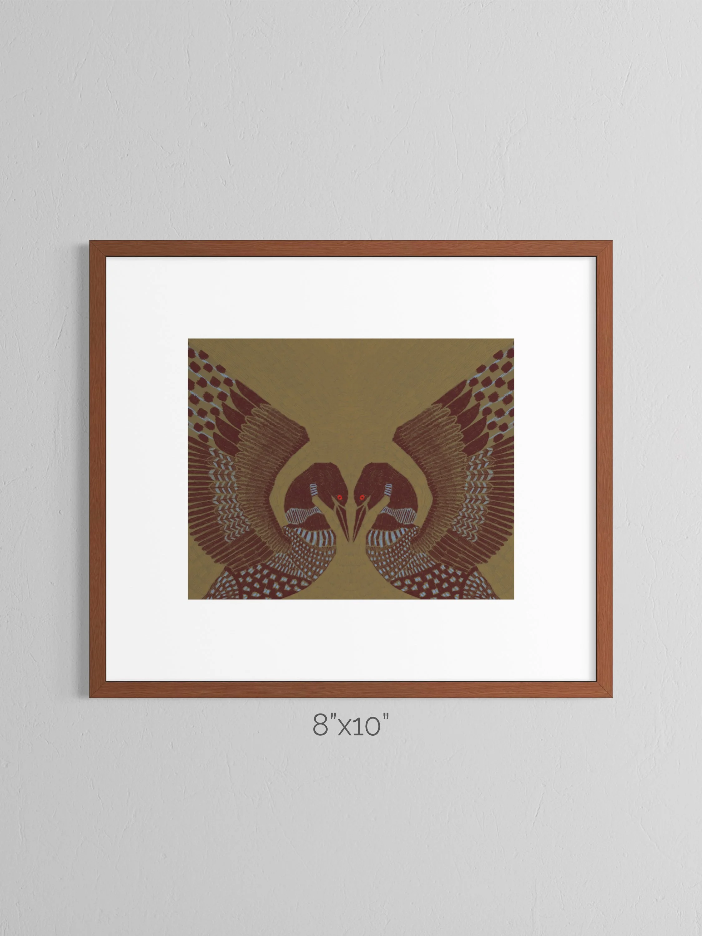 loon print 1 framed 8x10.jpg