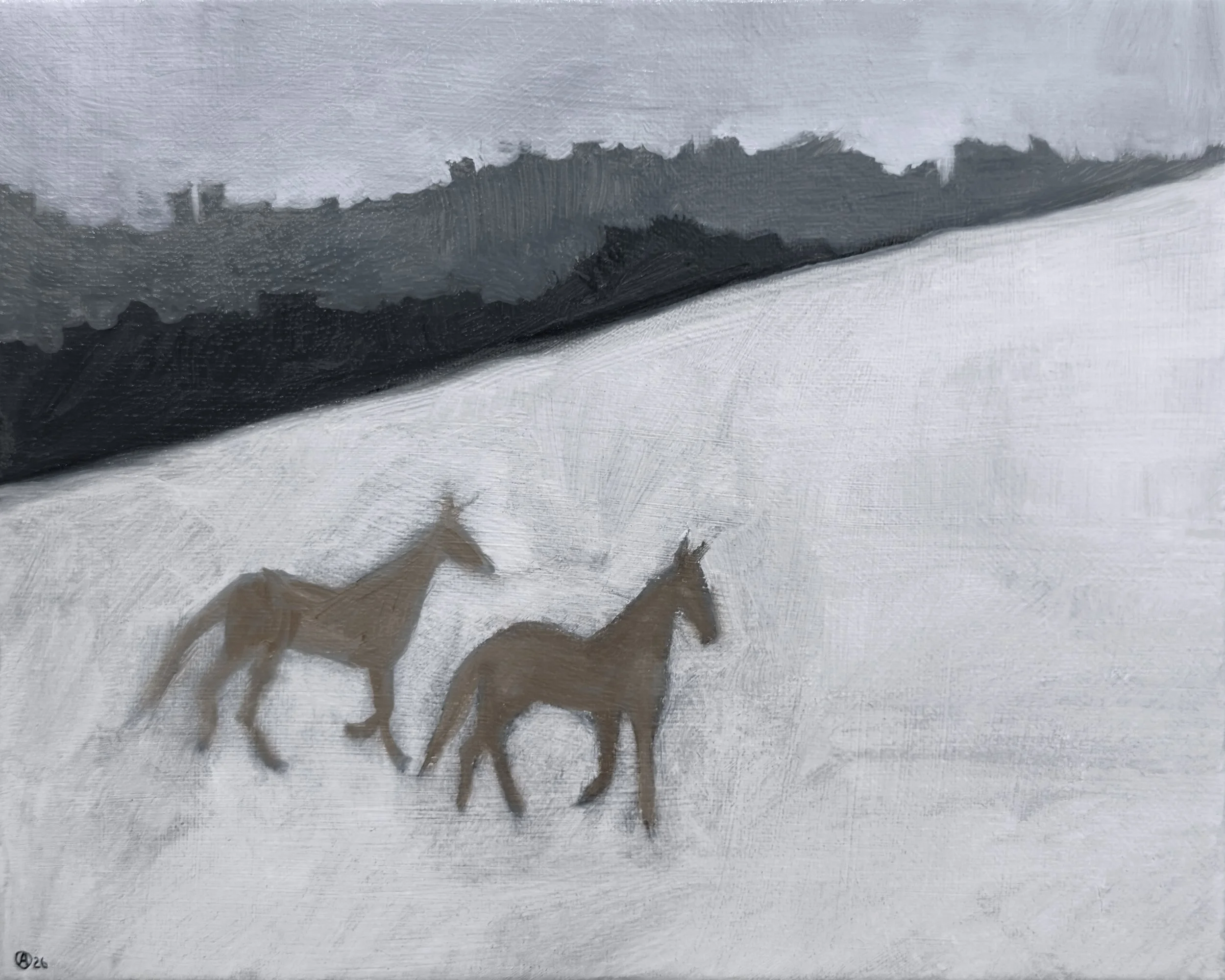 "Field Studies 3" - 8"x10", oil on canvas