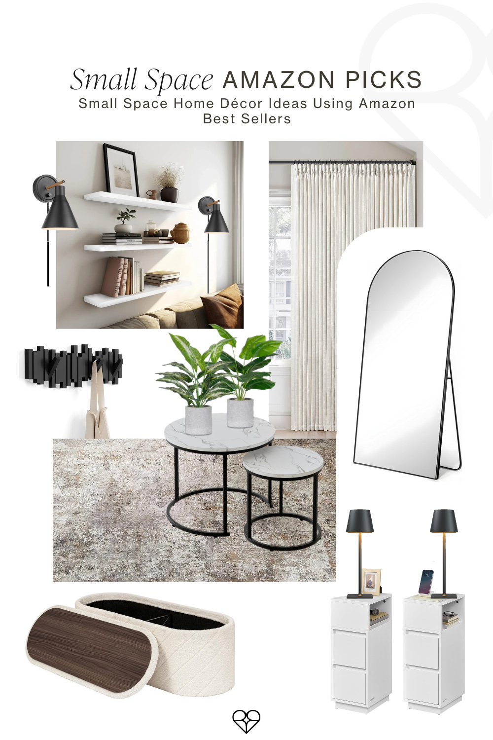 Small Space Home Décor Ideas Using Amazon Best Sellers