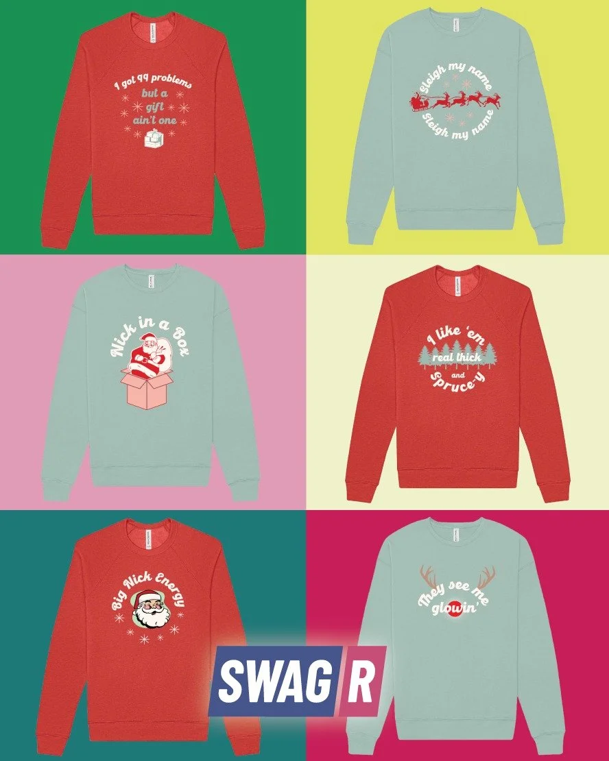 🎄🎤 DOUBLE SWEATSHIRT GIVEAWAY! 🎤🎄
It ain&rsquo;t no fun&hellip; if the homies can&rsquo;t have some holiday swag too. 😎
So we&rsquo;re giving away TWO of our holiday sweatshirts!
How to enter:
👉 Like this post
👉 Follow @shopswagr
👉 Comment + 