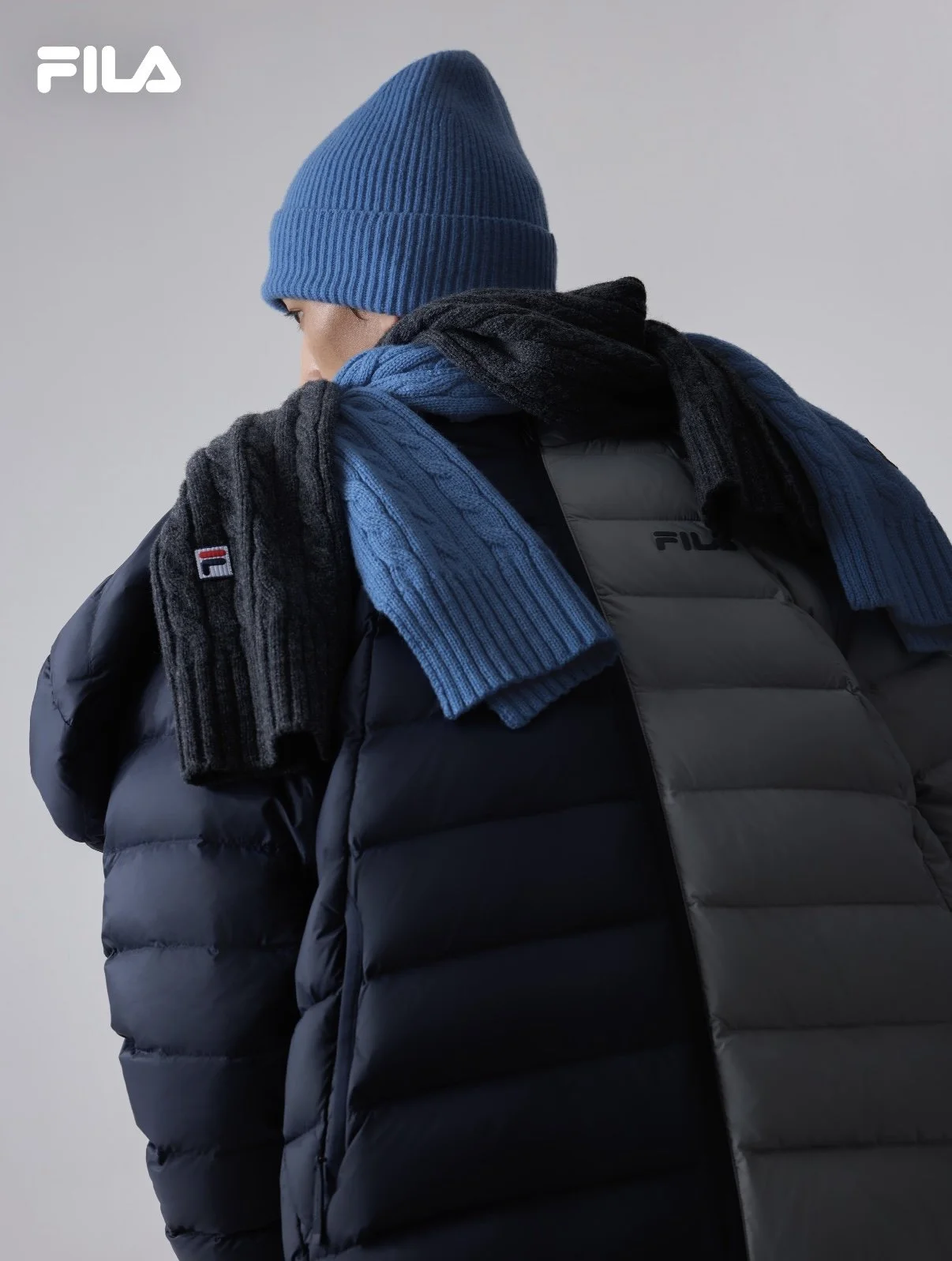 FILA 2026 RGB Puffer Jacket Campaign