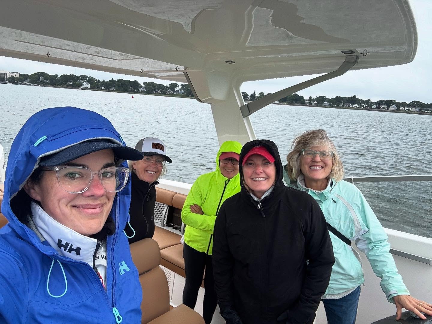 Training day! We spent half our session in the classroom and the other half on the water aboard a 32 Aviara. @aviaraboats @marinemax_boston @mercurymarine