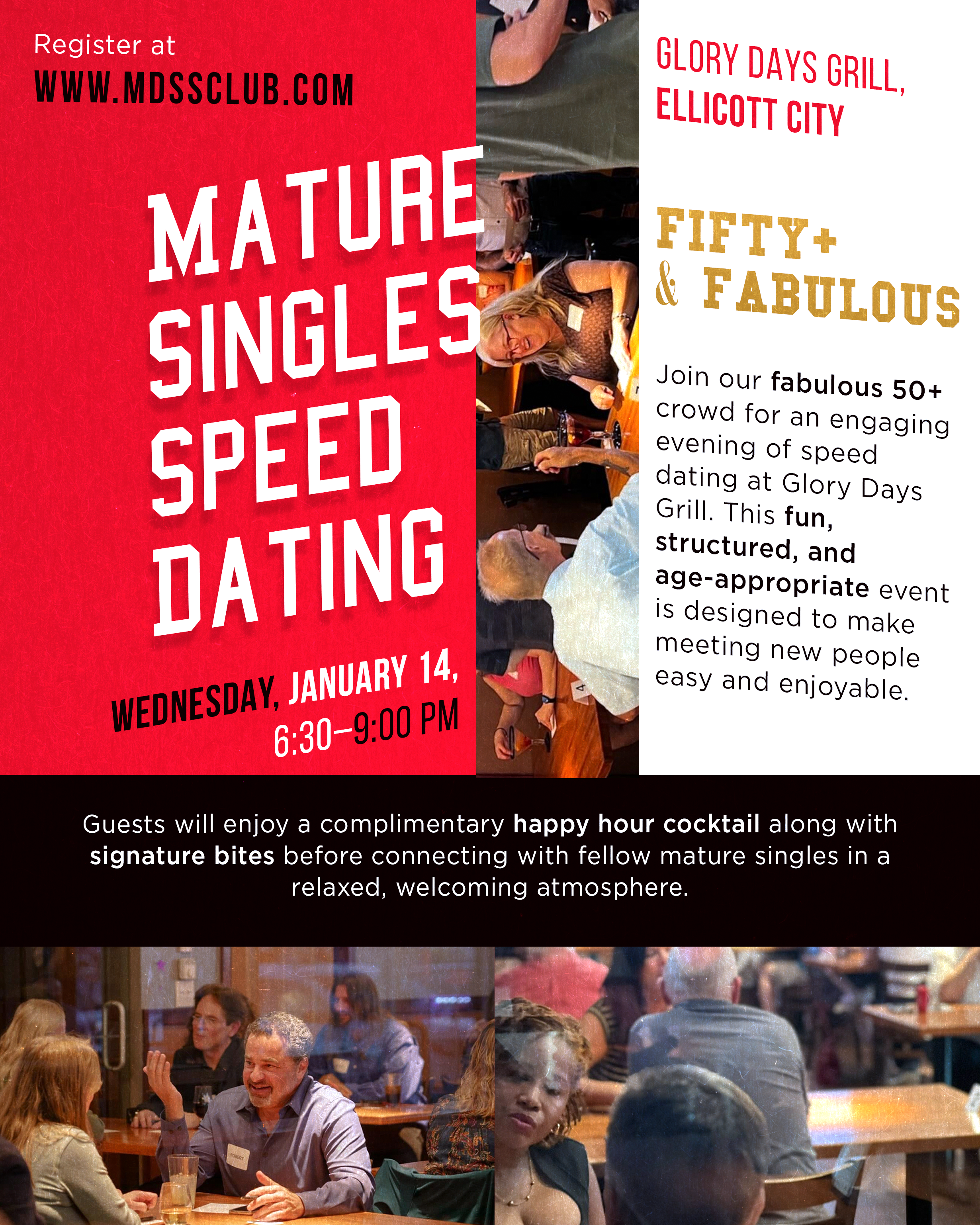 Mature Singles Speed Dating