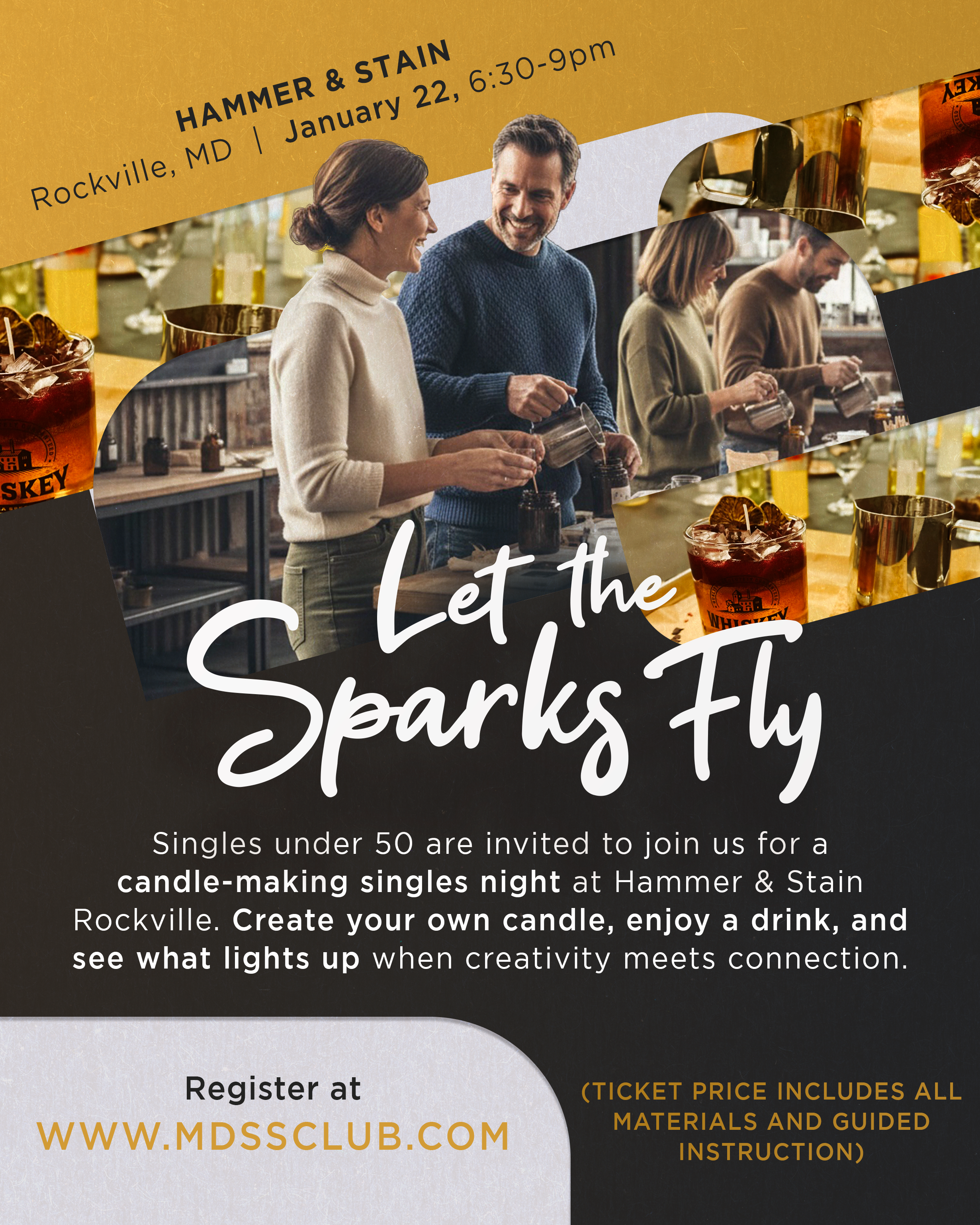 Let The Sparks Fly Singles Candle Making