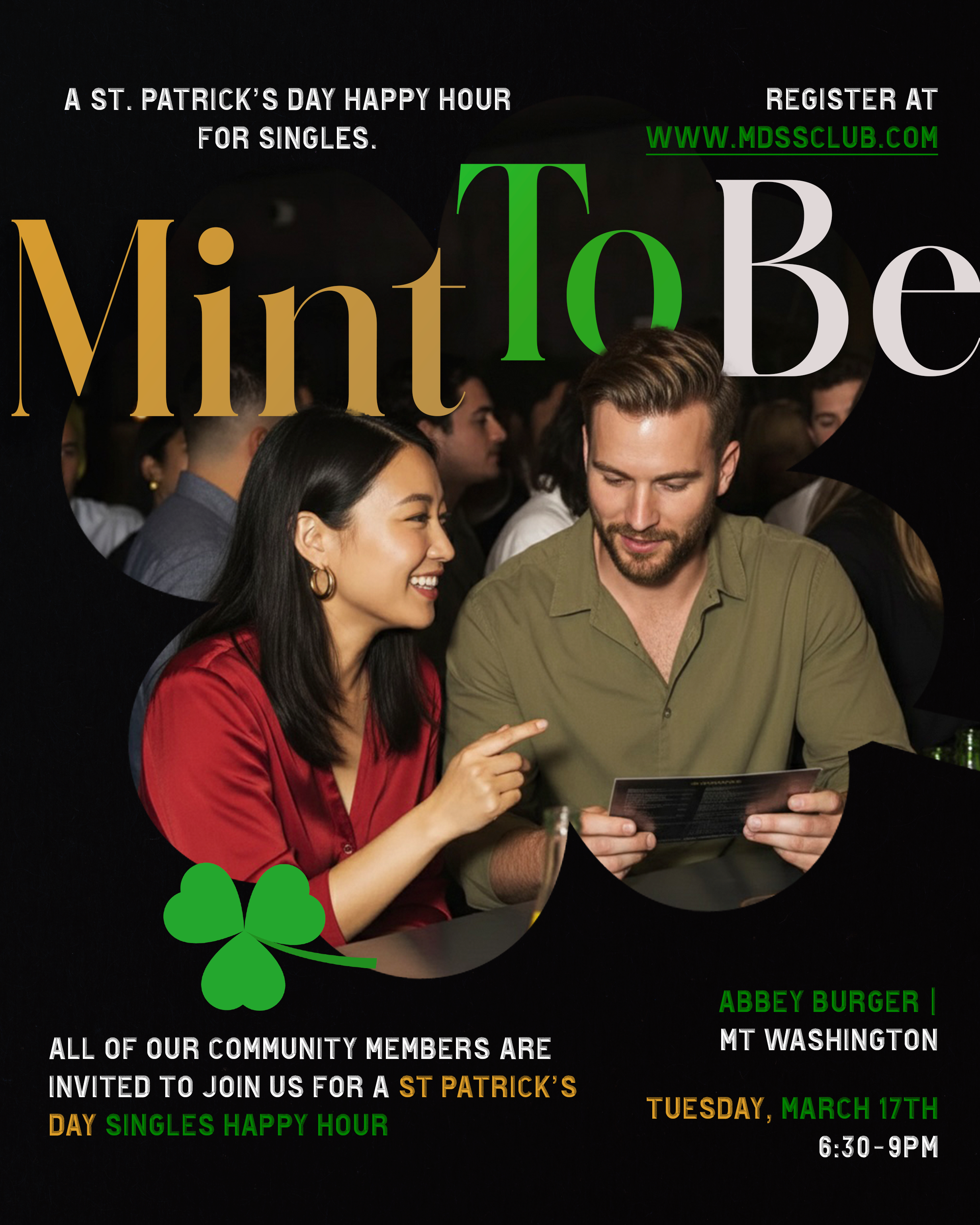 Mint To Be : St Patrick’s Day Happy Hour