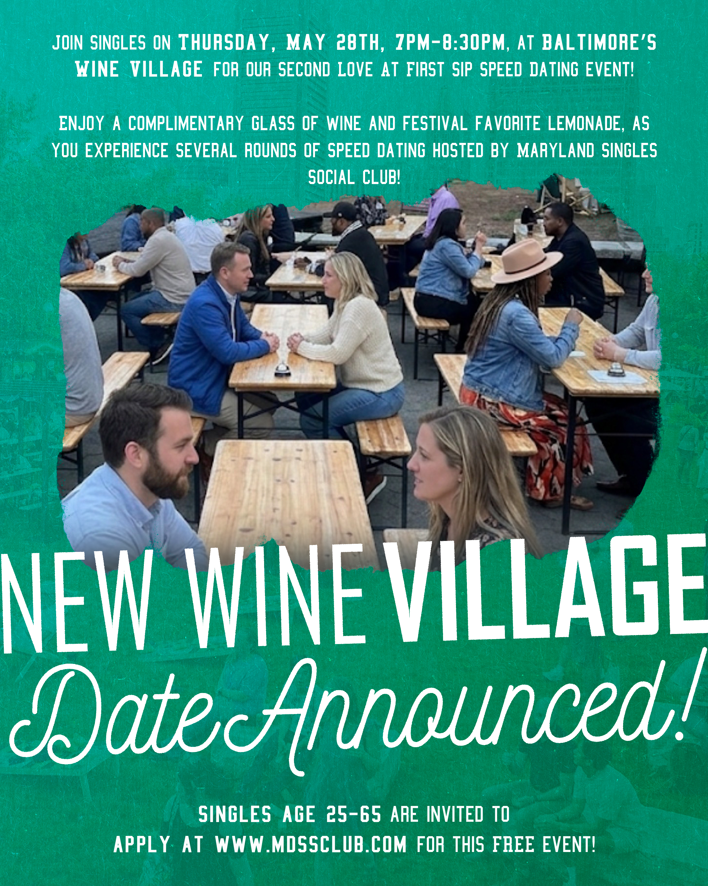 Love At First Sip Wine Village Free Speed Dating Event