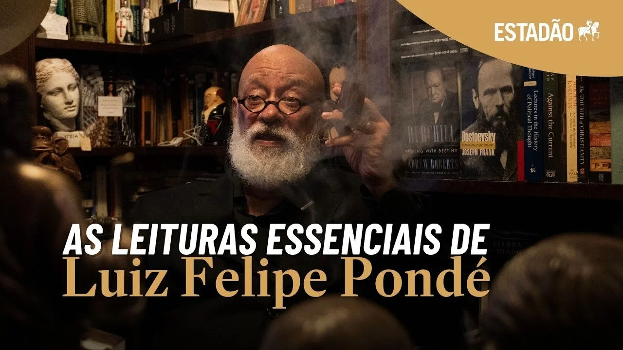 ESTADÃO | Entramos na biblioteca de L.F. Pondé: repleta de Freud, clássicos e estátuas | 04/07.24