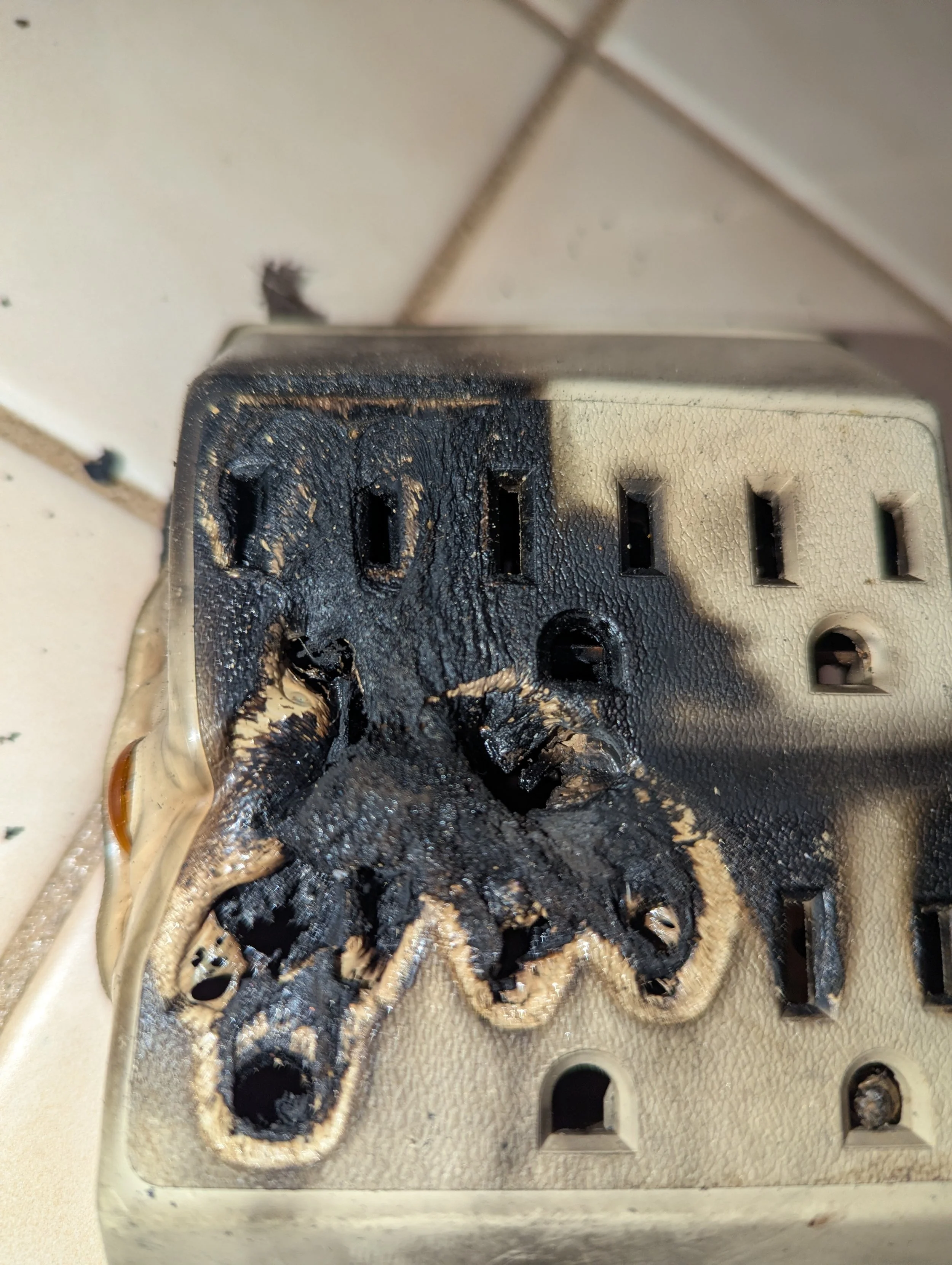 Burned Outlet