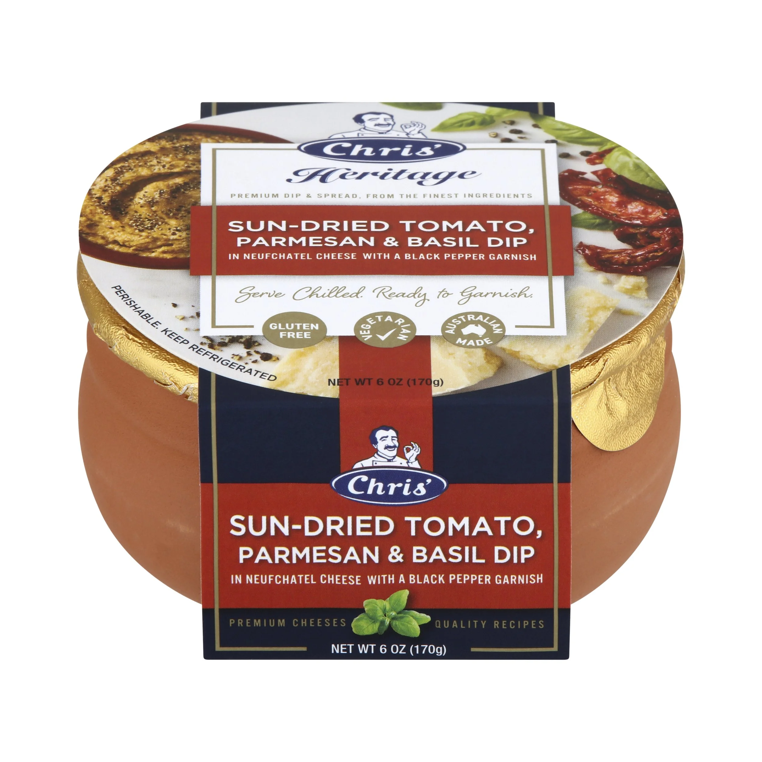 Chris’ Heritage Sun-Dried Tomato, Parmesan