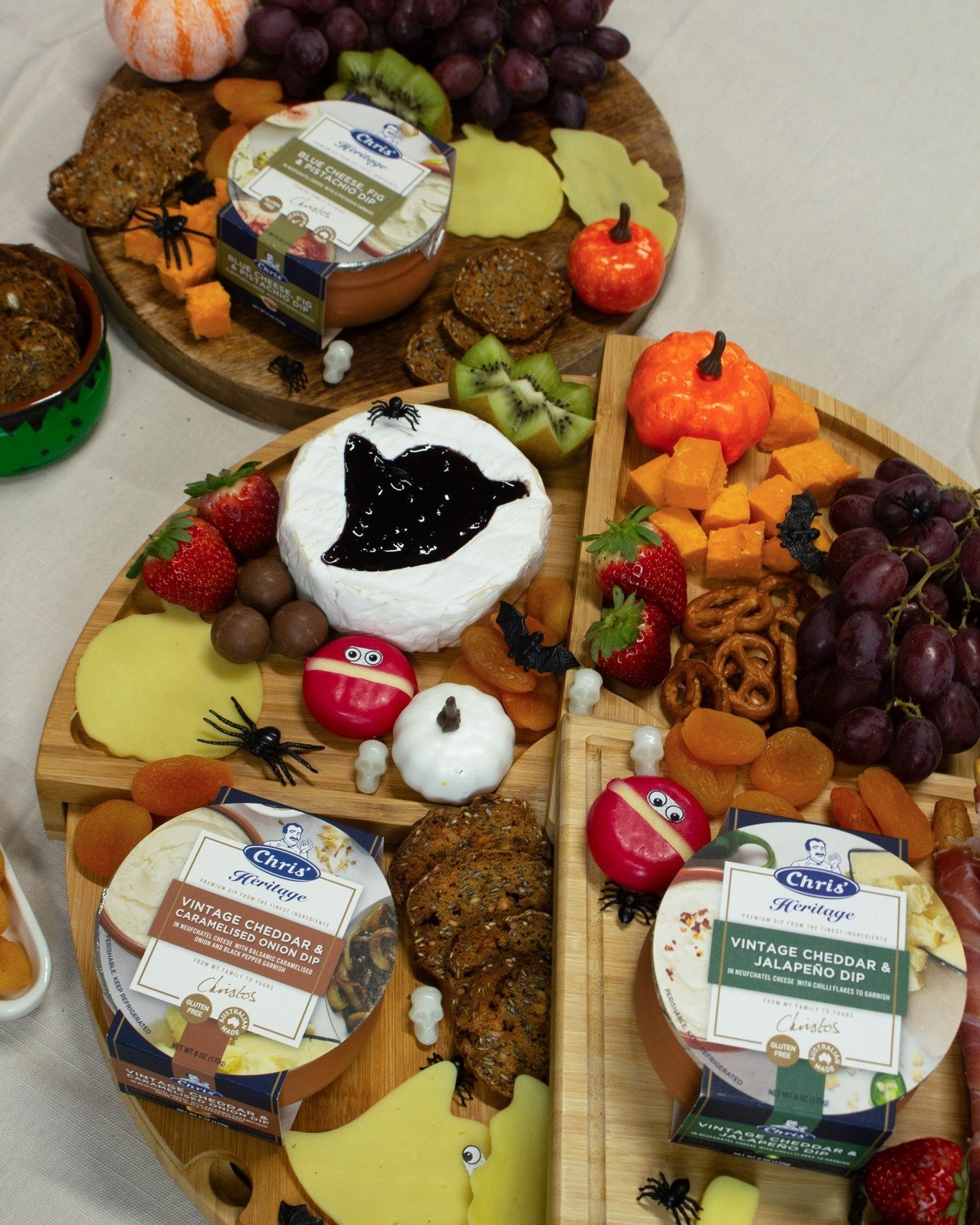 Throw the ultimate Halloween party with Chris&rsquo; Dips! From creamy classics to bold flavors, there&rsquo;s a dip for every monster in the room. 👻🎃
 #charcuterie #chrisnevermisses #chrisdips #chrisheritage #Halloween