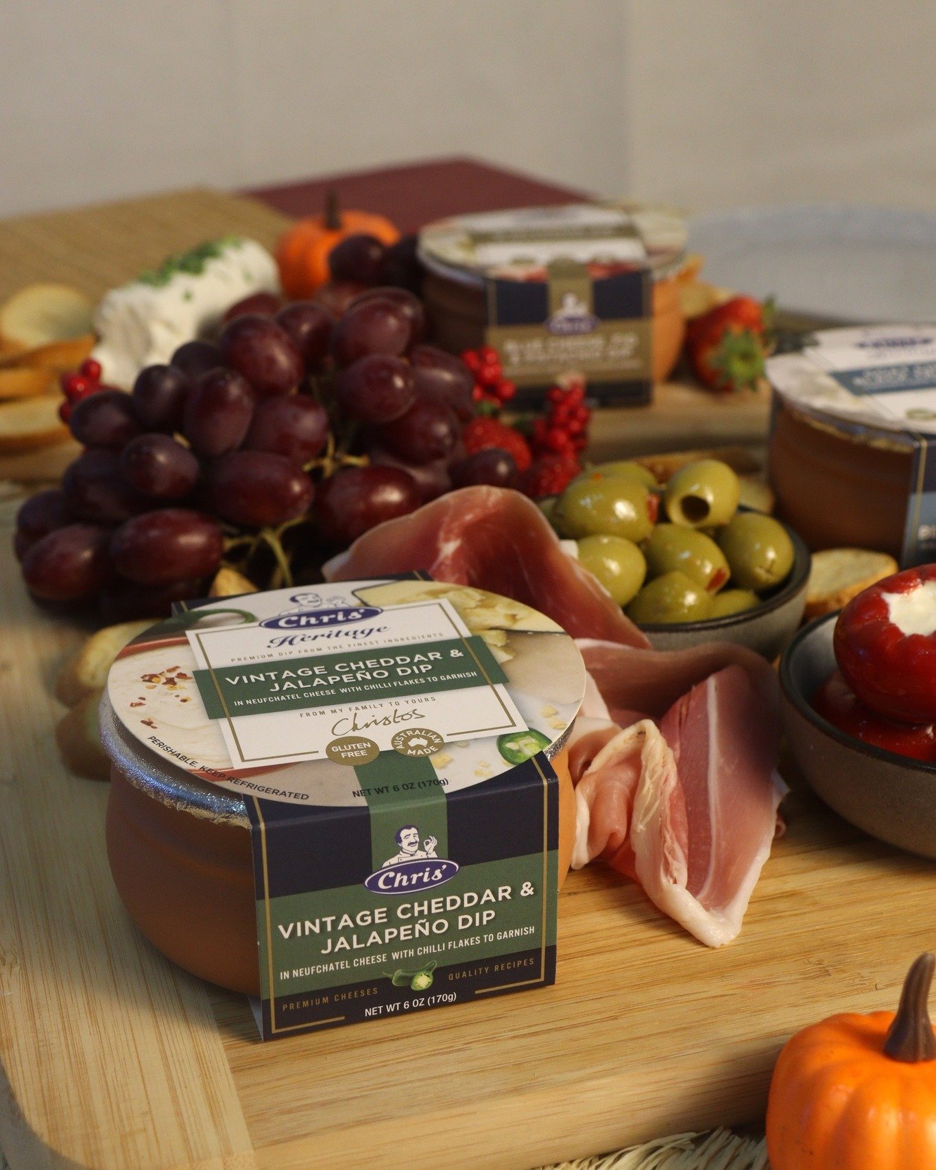 Celebrate Thanksgiving this year with Chris&rsquo; Heritage dips, with premium cheese-based dips as the centrepiece to your table, you&rsquo;re sure to impress. 🦃✨
 #chrisheritage #chrisnevermisses #entertaining #Thanksgiving #chrisdips