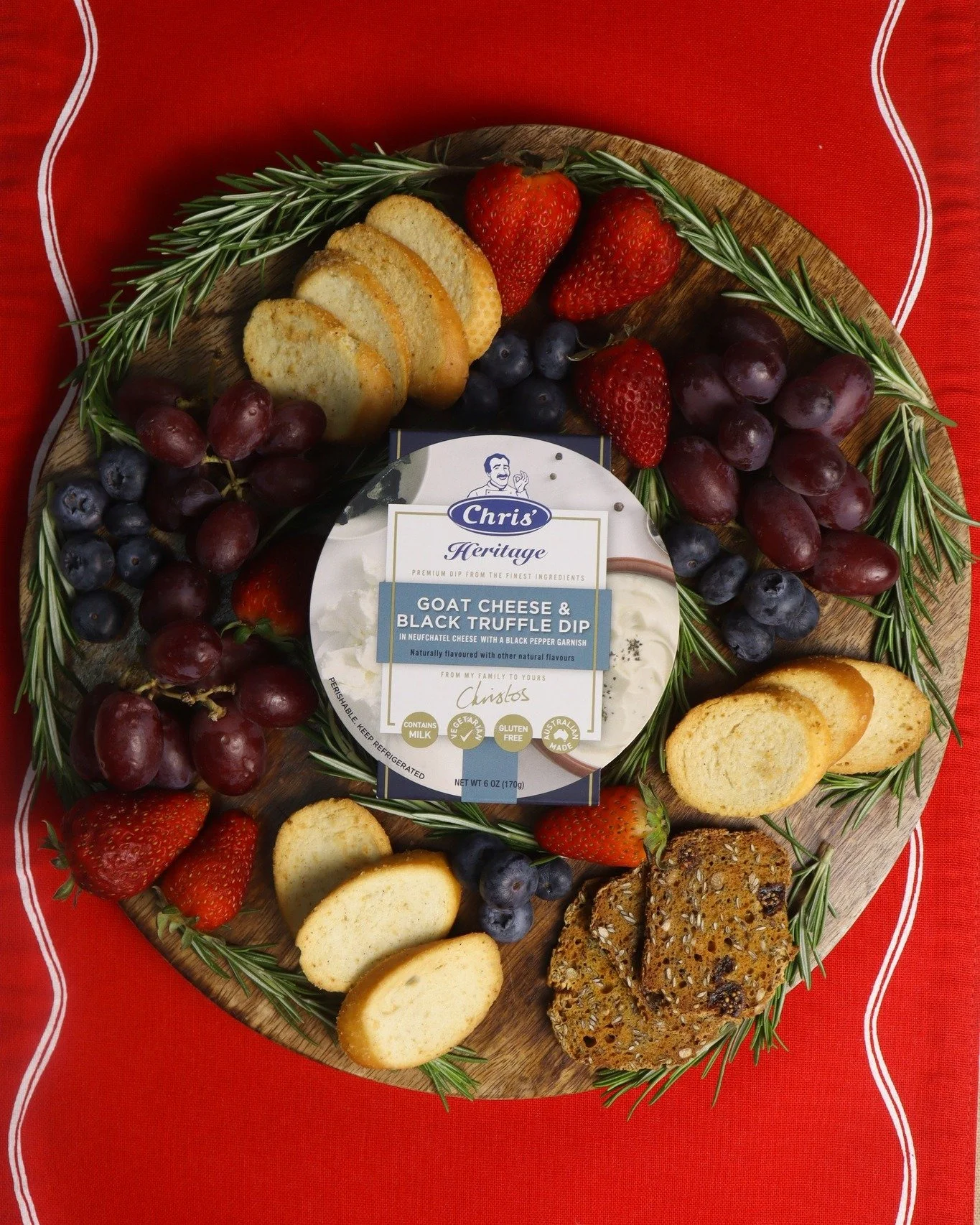 Indulge in Chris&rsquo; Heritage range this Christmas time. The perfect addition to your Christmas wreath charcuterie boards. 🎄💌
 #chrisdips #ChrisHeritage #12daysofchristmas #chrisnevermisses #Christmas