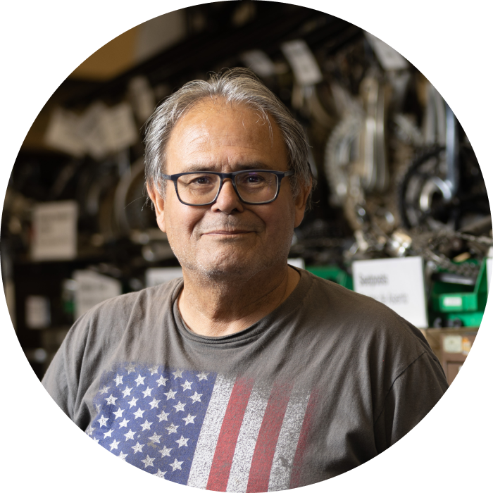 Mark Valdez, Volunteer Mechanic