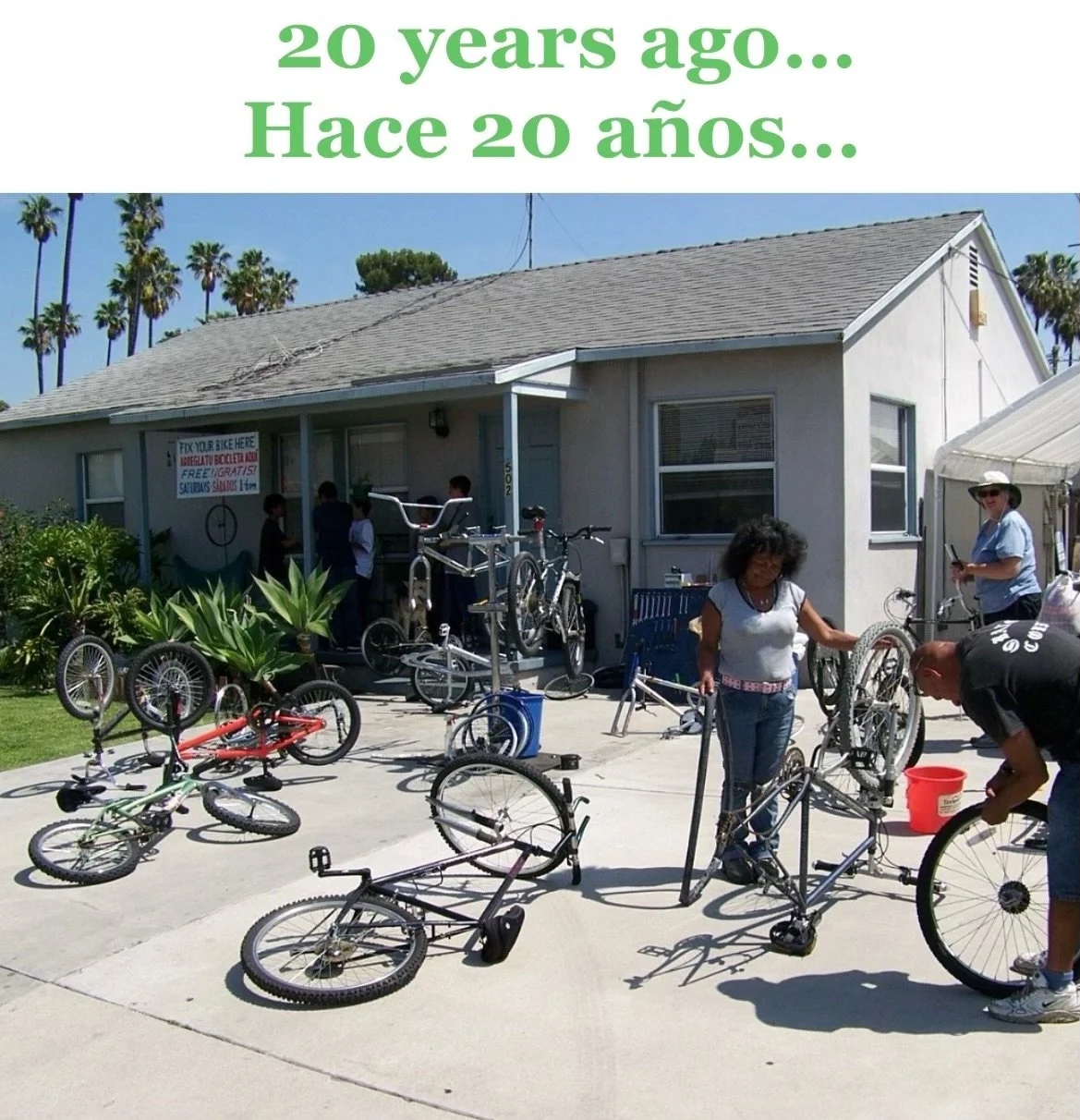 On April Fool&rsquo;s Day 2006, we held our first weekly maintenance workshop at the Victor Manor. 20 years later, we&rsquo;re still helping people fix their bikes.

*

El 1 de abril de 2006, tuvimos nuestro primer taller semanal de mantenimiento en 