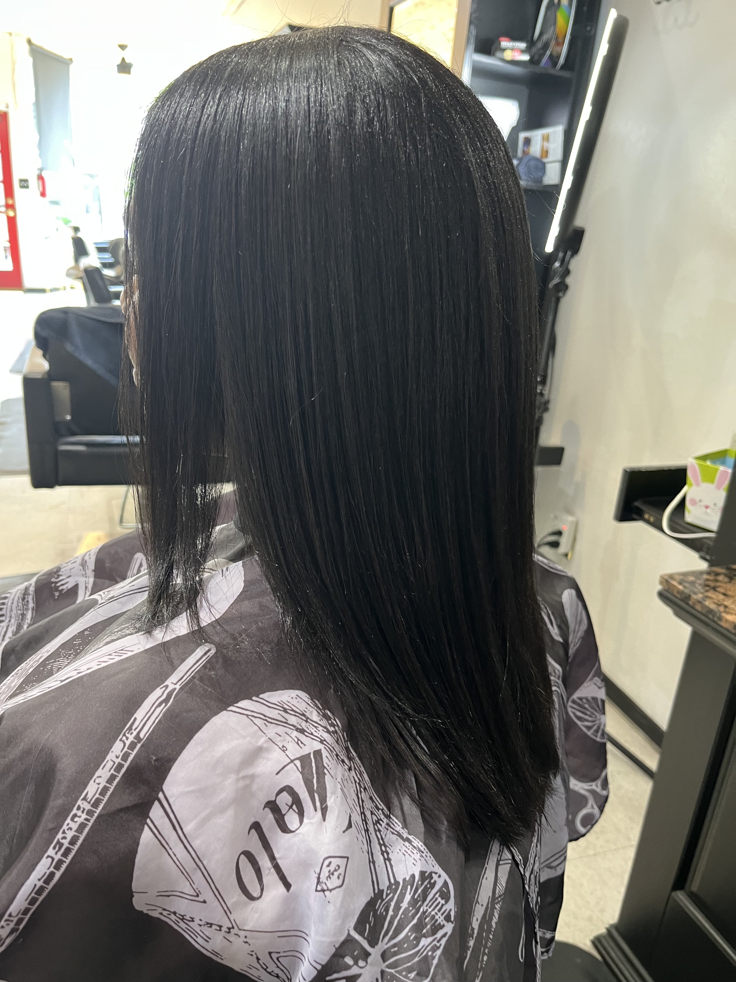 Flat Iron Silk Press