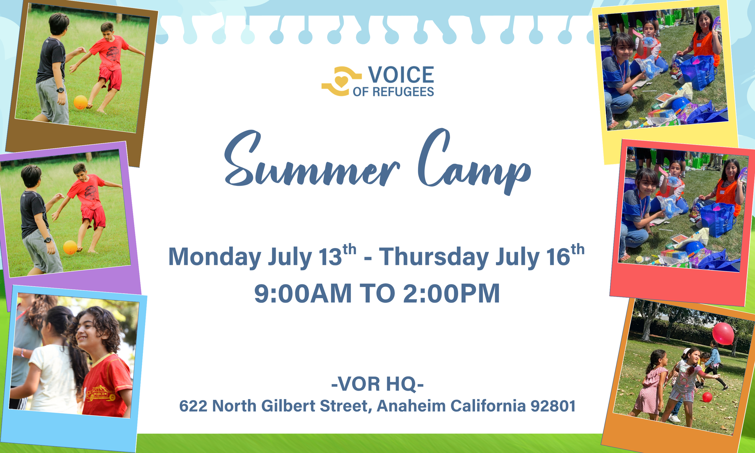 VOR Summer CAMP