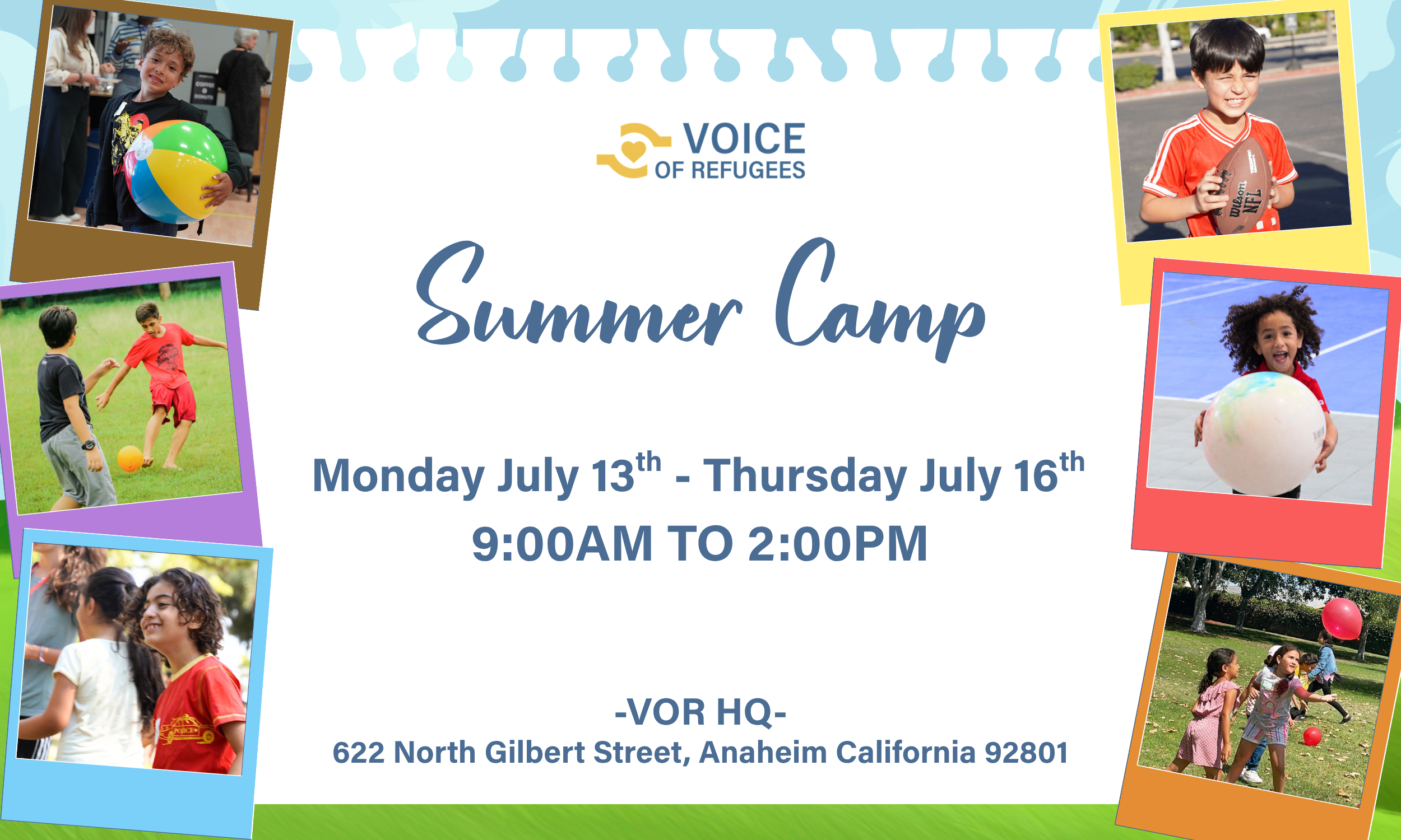 VOR Summer CAMP