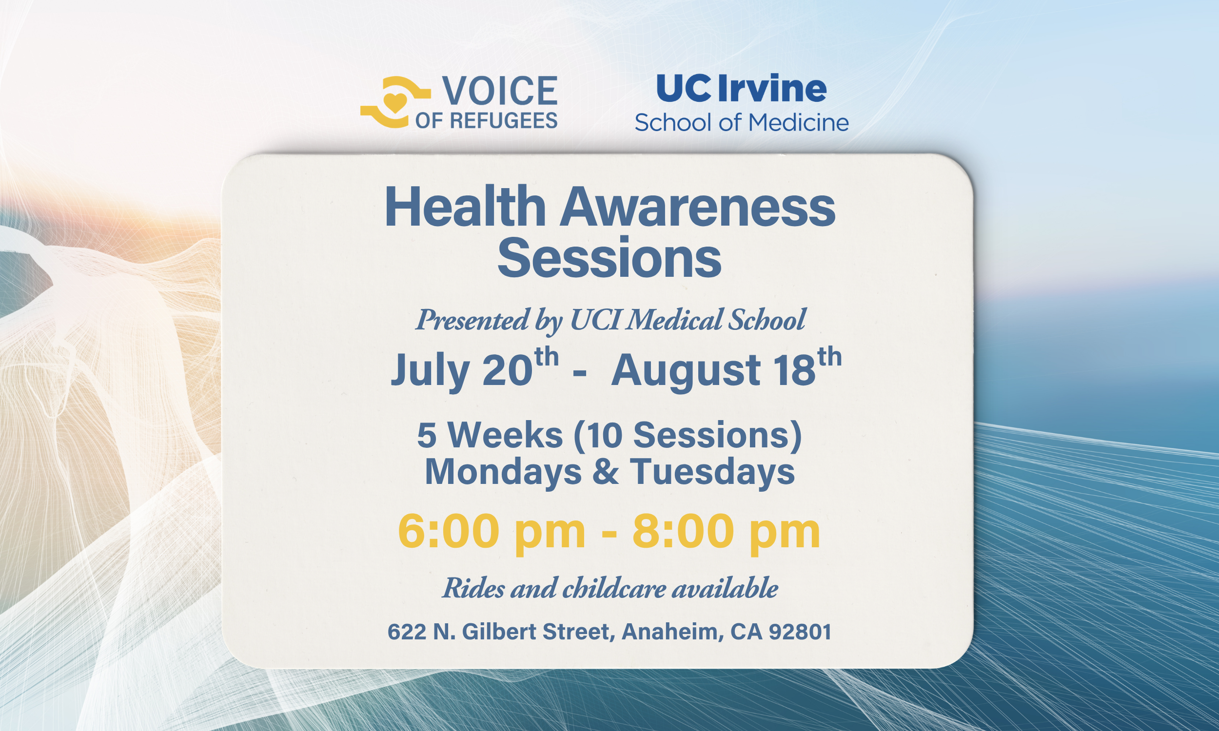 Health Awareness Sessions