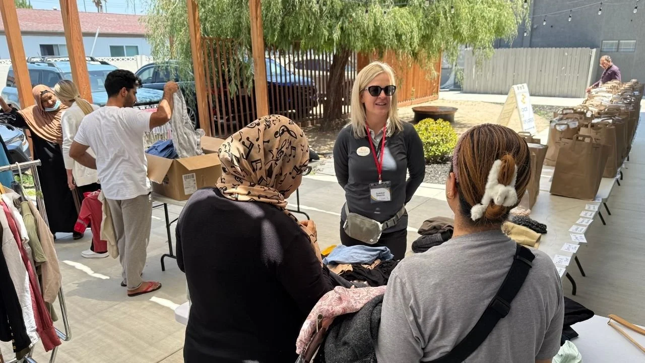 Household item distribution event