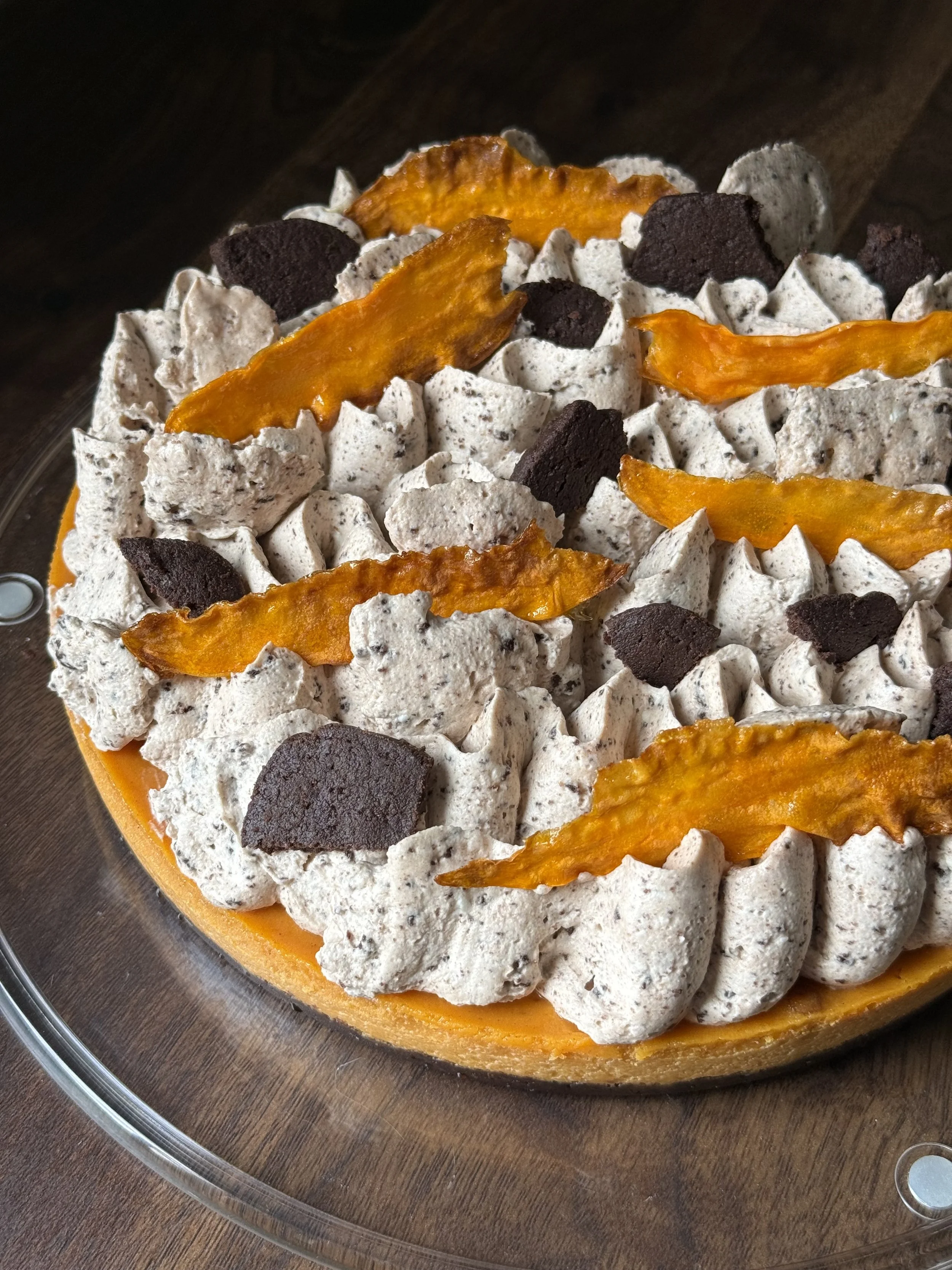 Sweet Potato Cookies n' Cream Pie