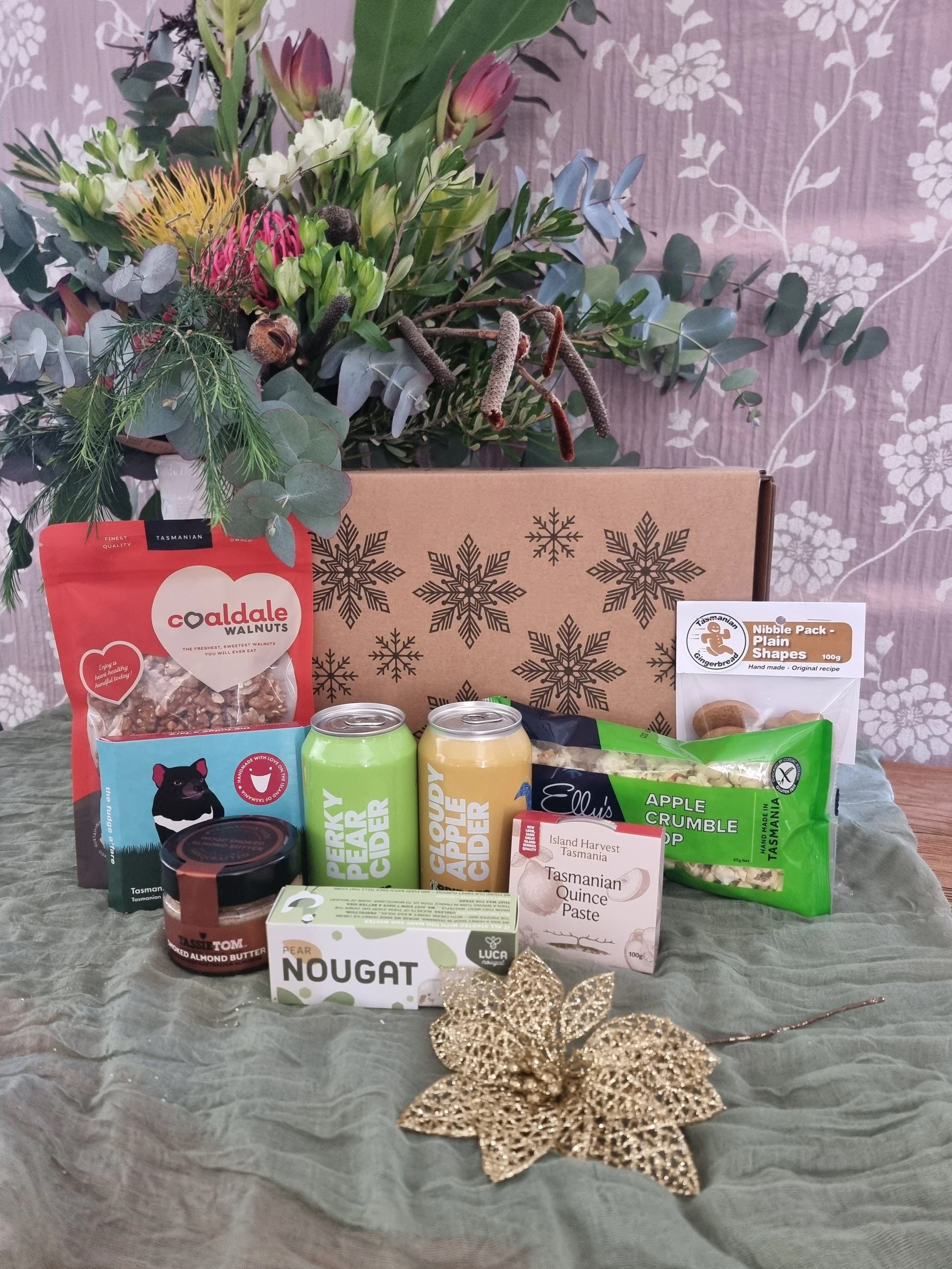 Christmas Gourmet Gift Hamper with Cider
