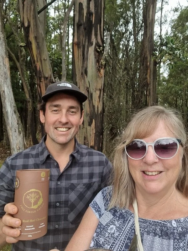 Nige from Mountain Creek Coffee Co Pty Ltd who produces Full Circle Cacao Organic Real Hot Chocolate
