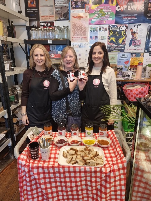 Met Courtney and Laura from House of Isobel up at SoHo Wholefoods.  Showcasing their amazing jams, relishes and biscuits. 