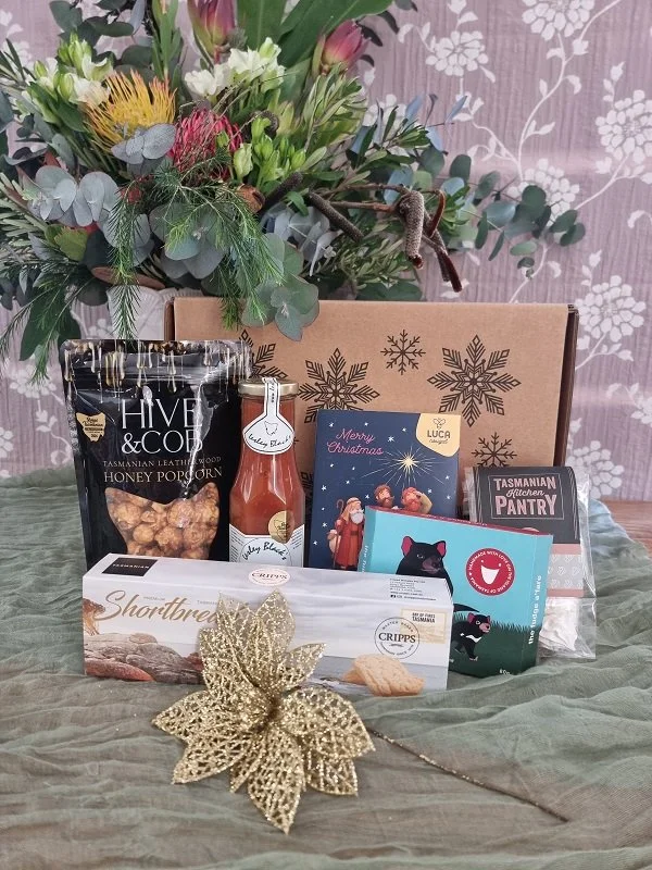 Christmas Gift Hamper with Themed Nougat