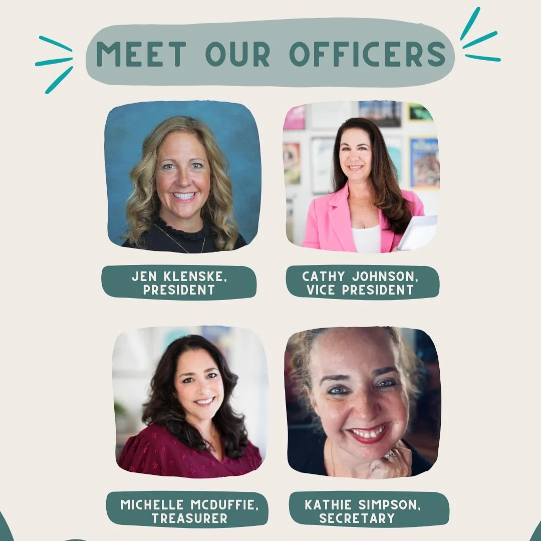 Meet the amazing women helping lead Ready 2 Read! 💙

Introducing our board officers&mdash;President, Vice President, Secretary, and Treasurer. 

While this post highlights our officer roles, it does not include our Members at Large, who we&rsquo;re 