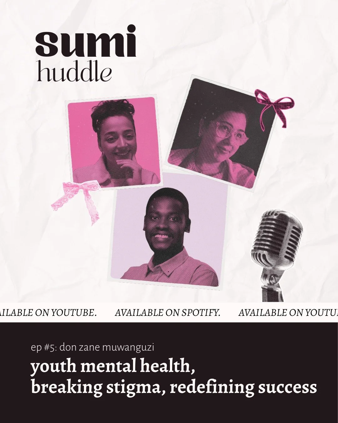 🎙 New on Sumi Huddle: Our longest episode yet, and for good reason. 

Don Zane Muwanguzi is a natural storyteller. In this episode, he shares the story about his own mental health journey, how his experiences led him to work to improve youth mental 