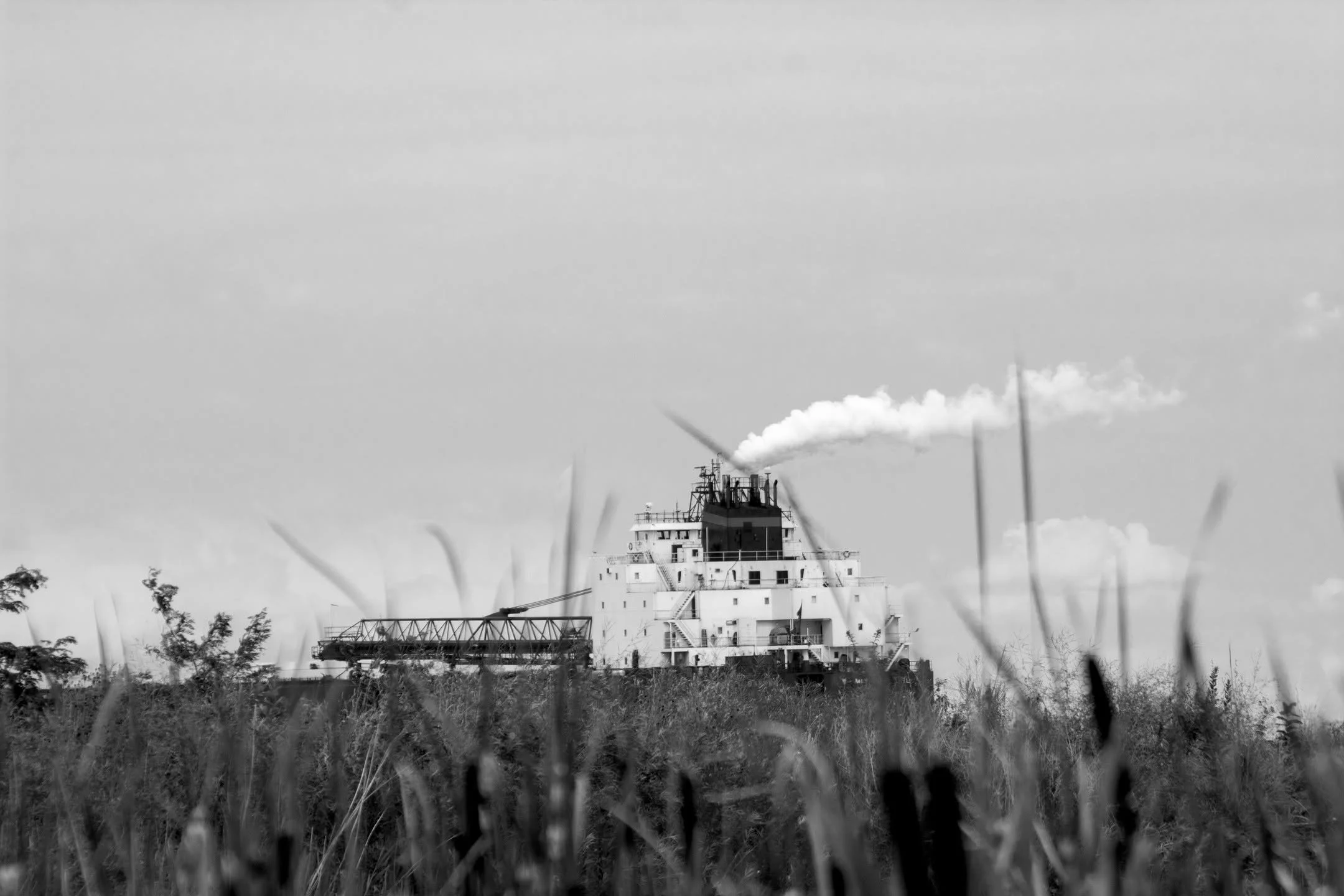 Watching freighters go by. 

#freighters #michigan #detroit #belleisle #canon #photography #blackandwhite