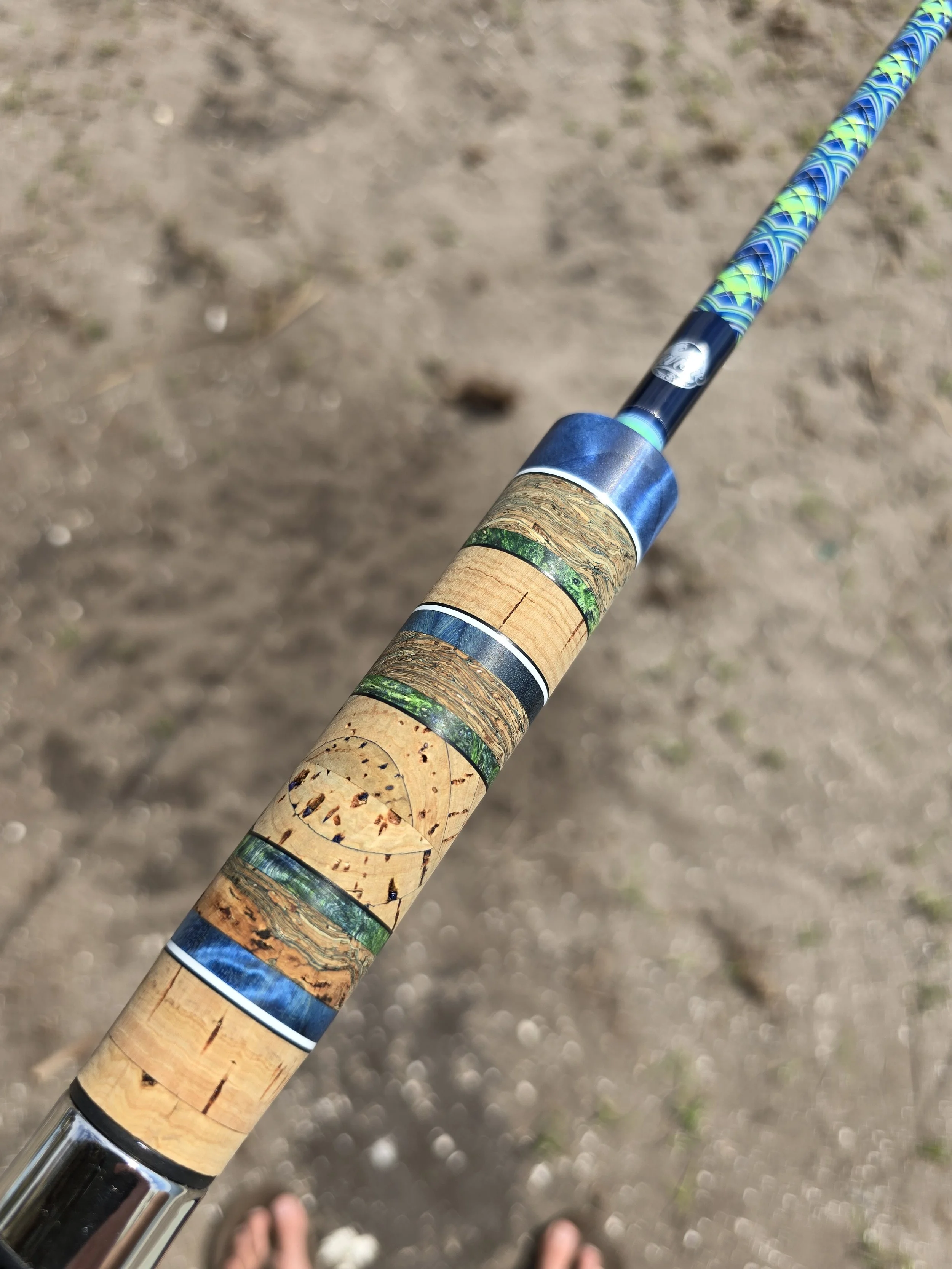 Arts Custom Rods Fishing Rod Artwork — Garone Custom Rods