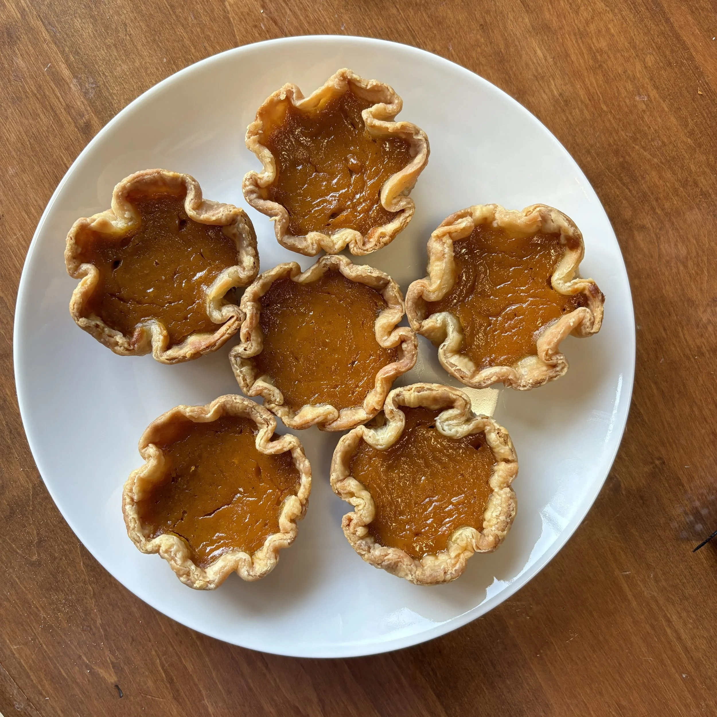 Mini pumpkin pies