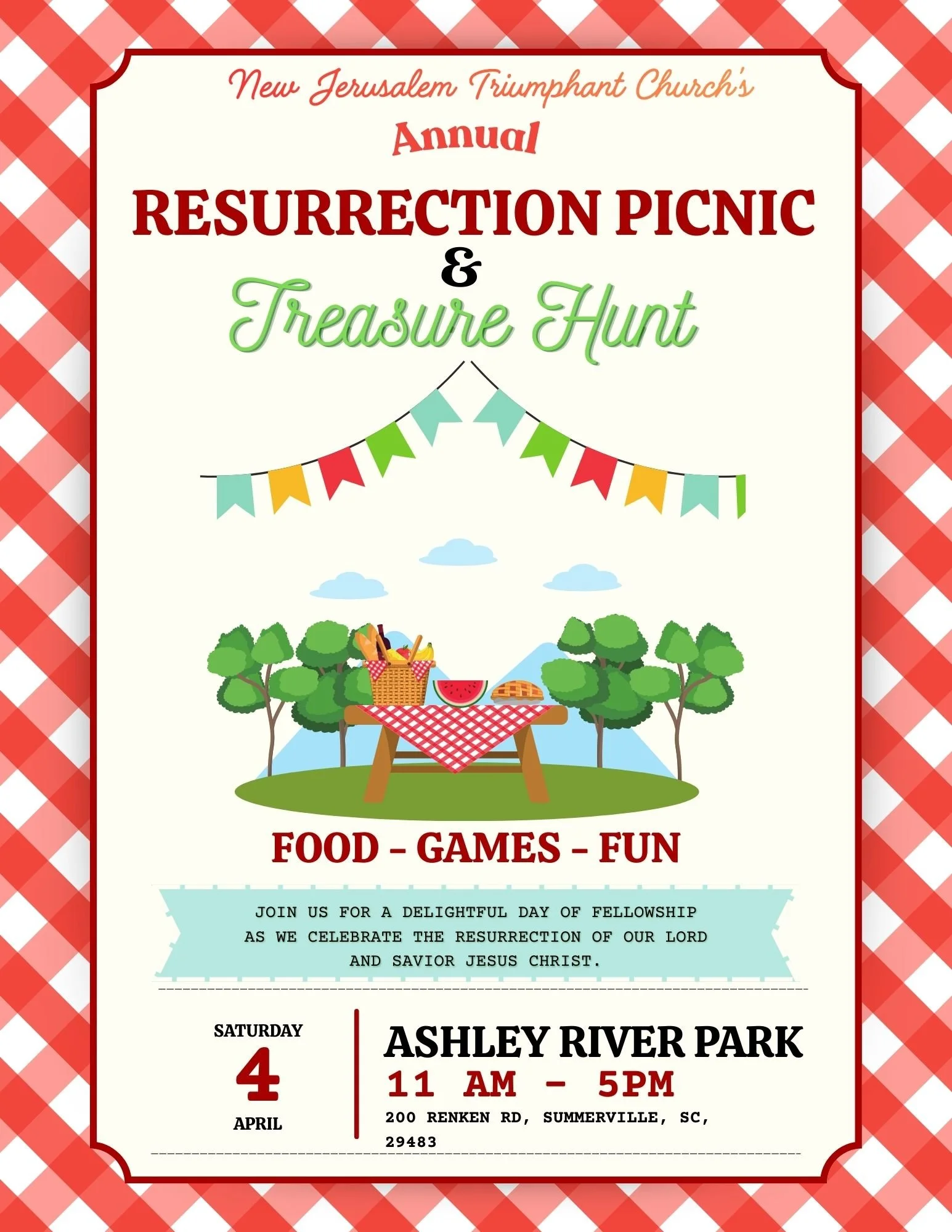 Annual Resurrection Picnic &amp; Treasure Hunt