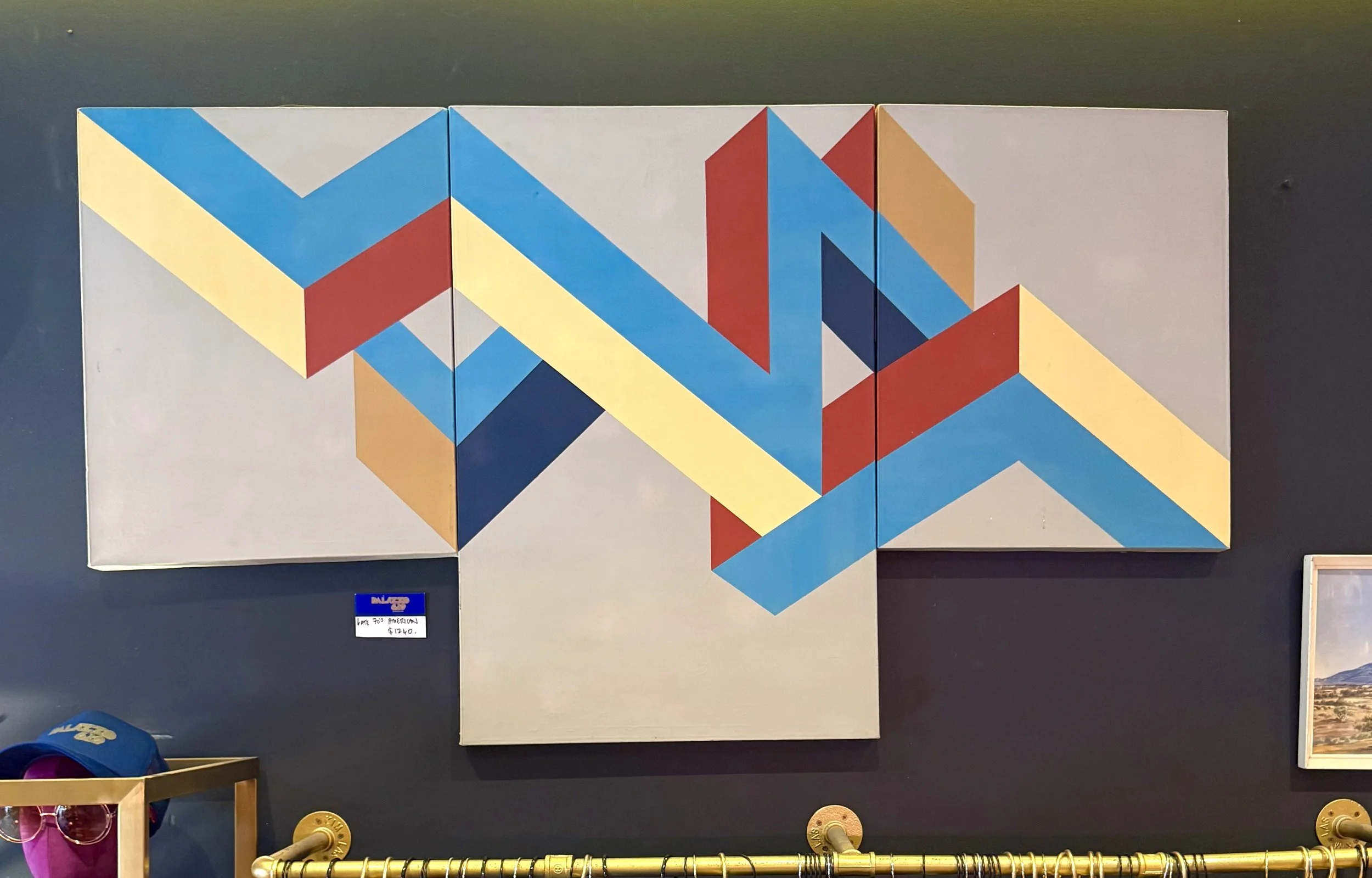 Late 70"s American Geo Painting