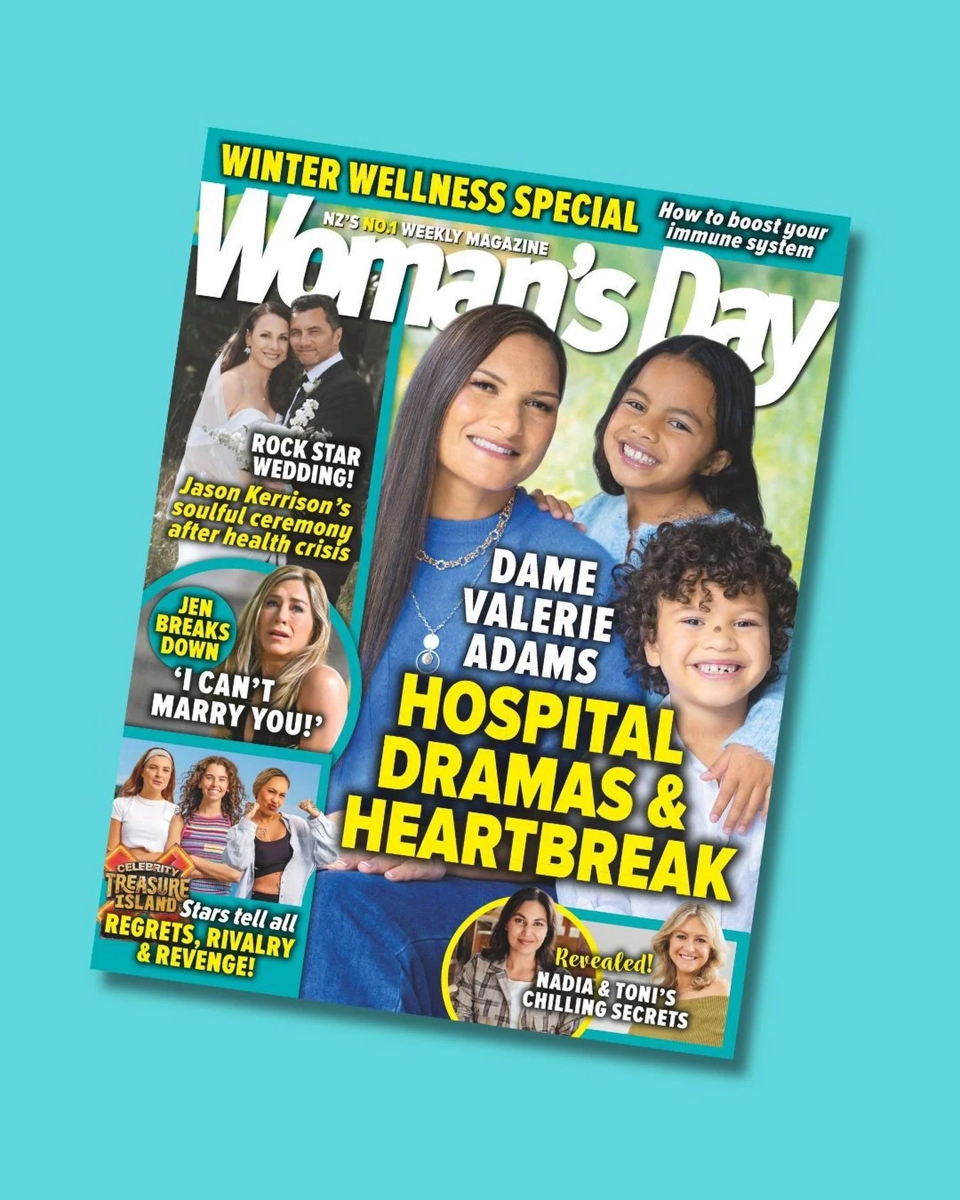 I had the privilege of doing the gorgeous @valerieadams84 makeup &amp; hairstyling for the latest issue of @womansdaynz -out now! 🩷🌸