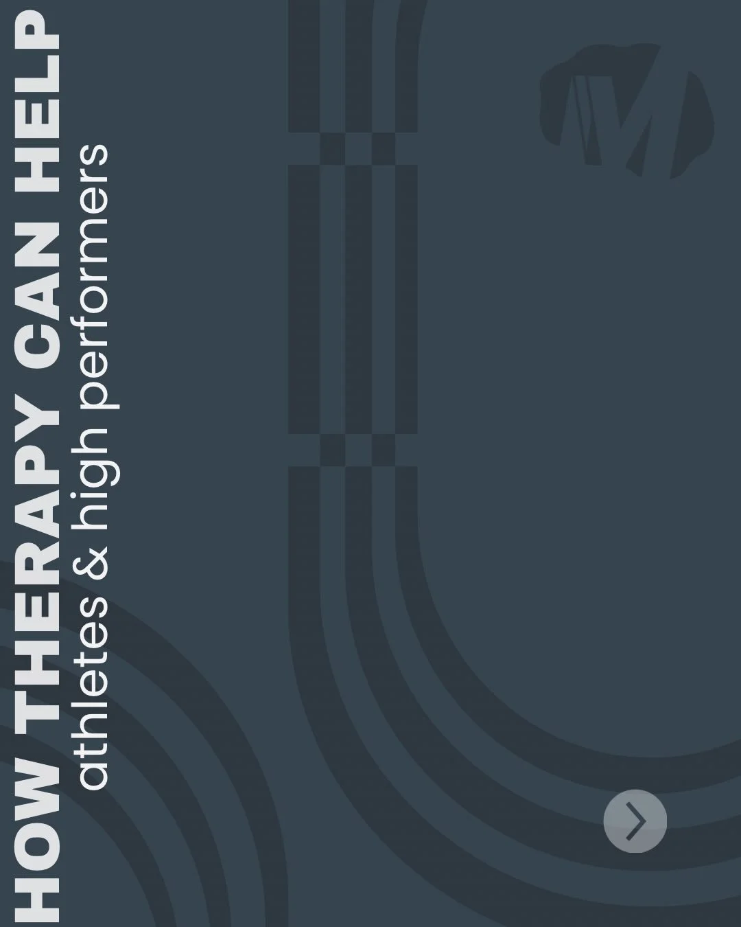 Therapy supports more than performance.

For athletes and high performers, therapy is a space to work on the mental side of sport and performance, navigate pressure and expectations, and take care of your mental health across all areas of your life.
