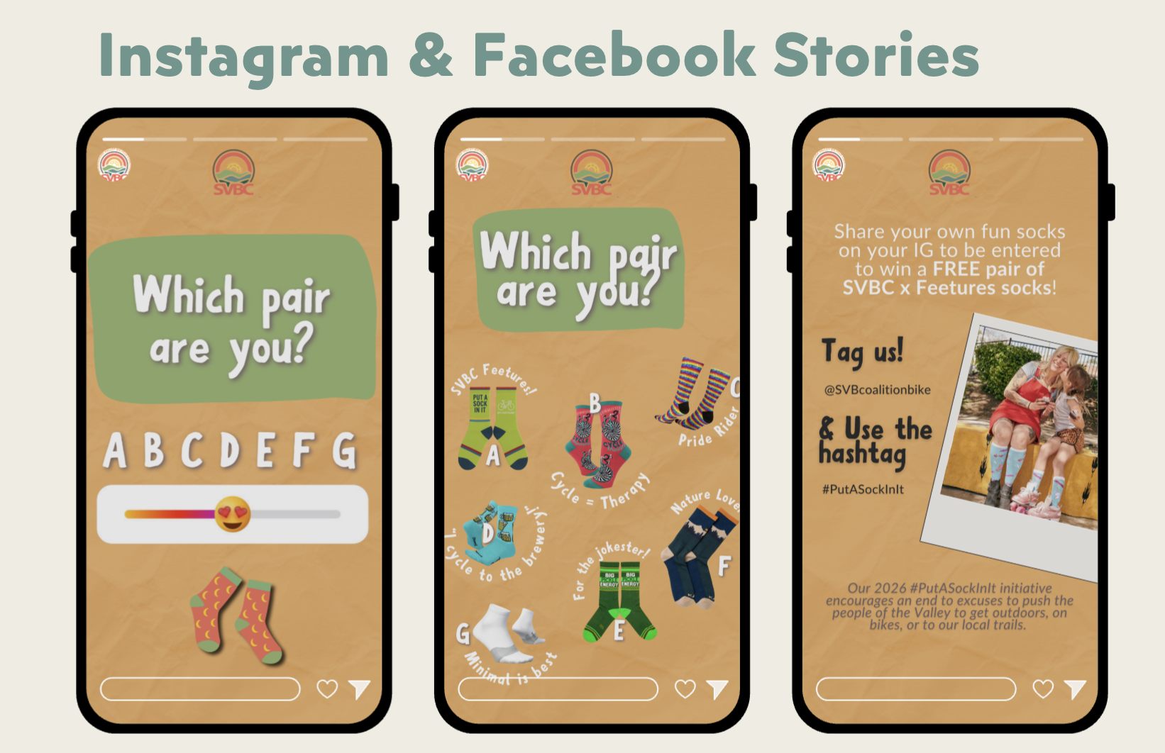 Instagram or Facebook Stories