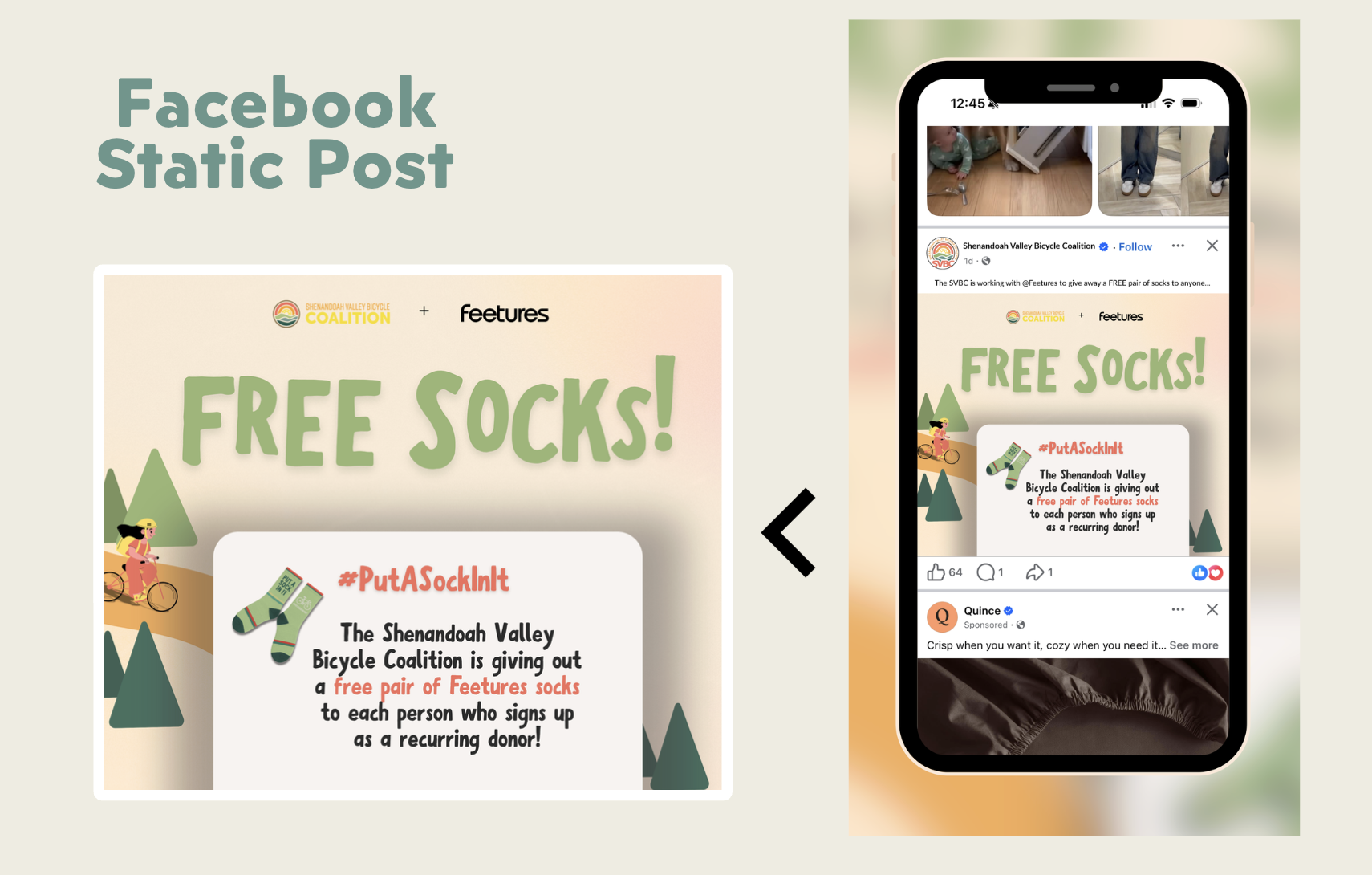 Static Facebook Post