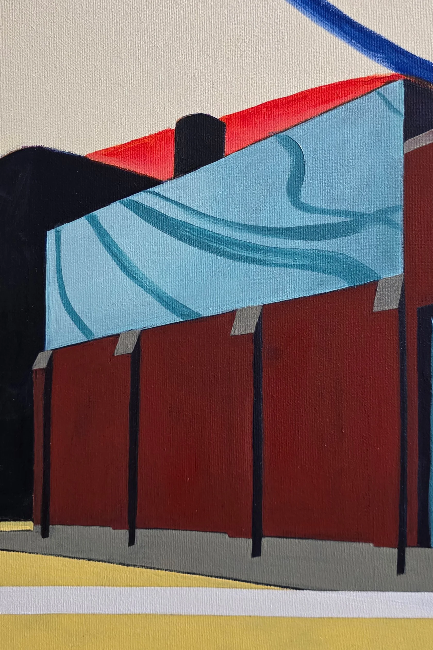 Under a De Kooning Sky (Detail)