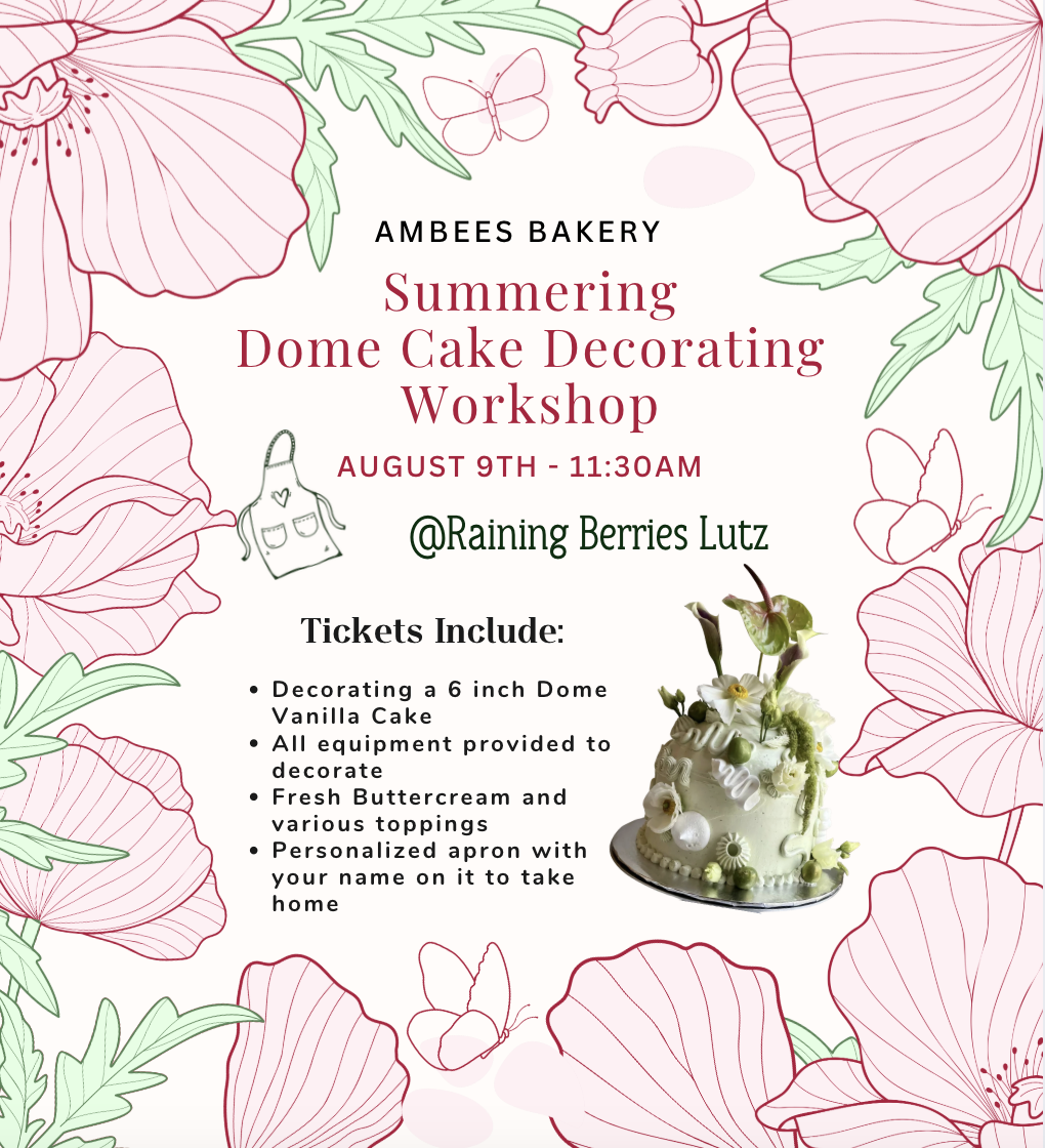 Dome Cake Decorating (Aug. 9)