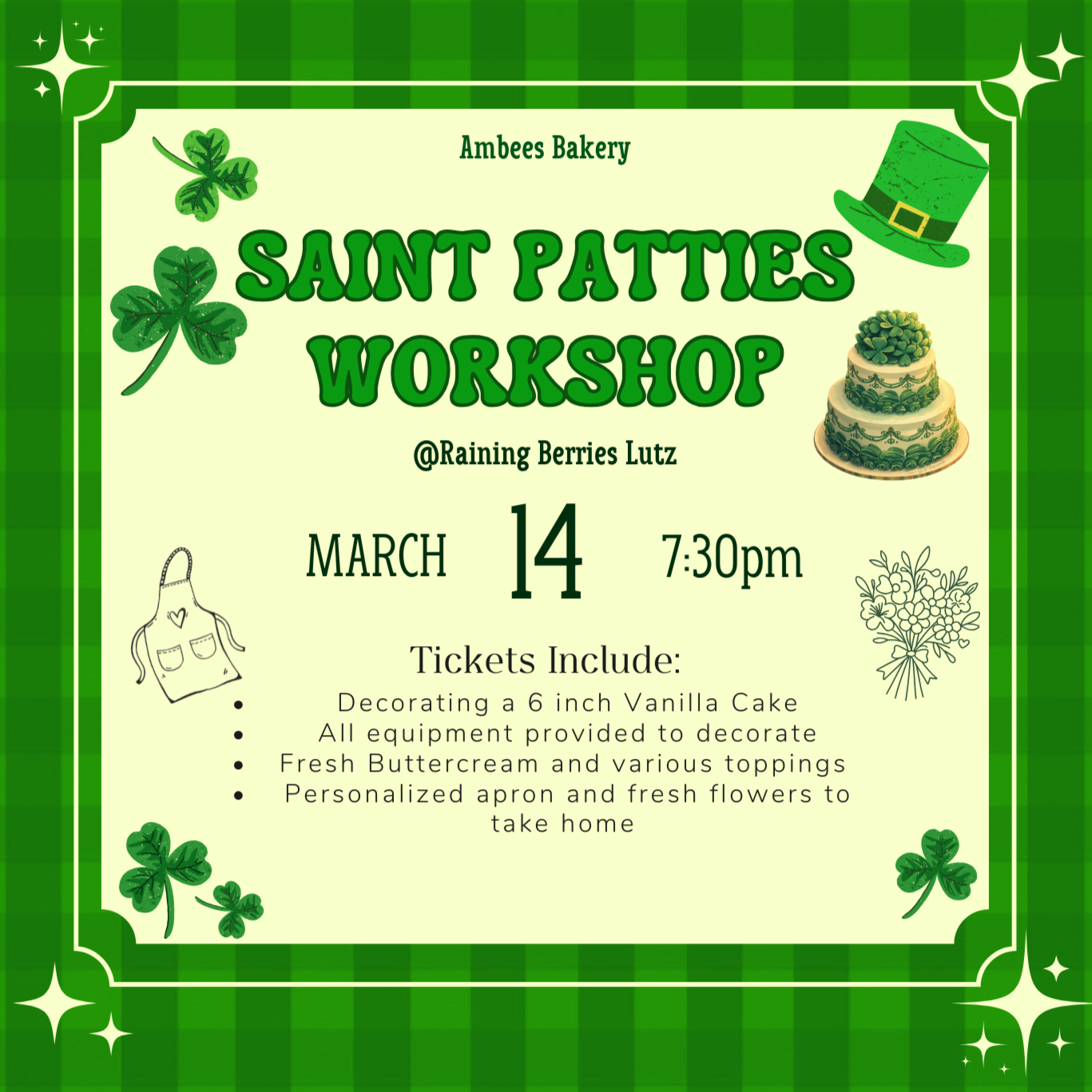 Saint Patties Workshop (March 14)
