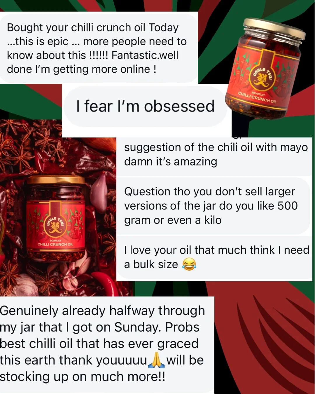 2025 was the year we really started to introduce Uncle Tsai to public, we&rsquo;ve been blessed with soo many kind words and support from people that have tried our products. Can&rsquo;t thank you all enough for all the encouragement both online and 