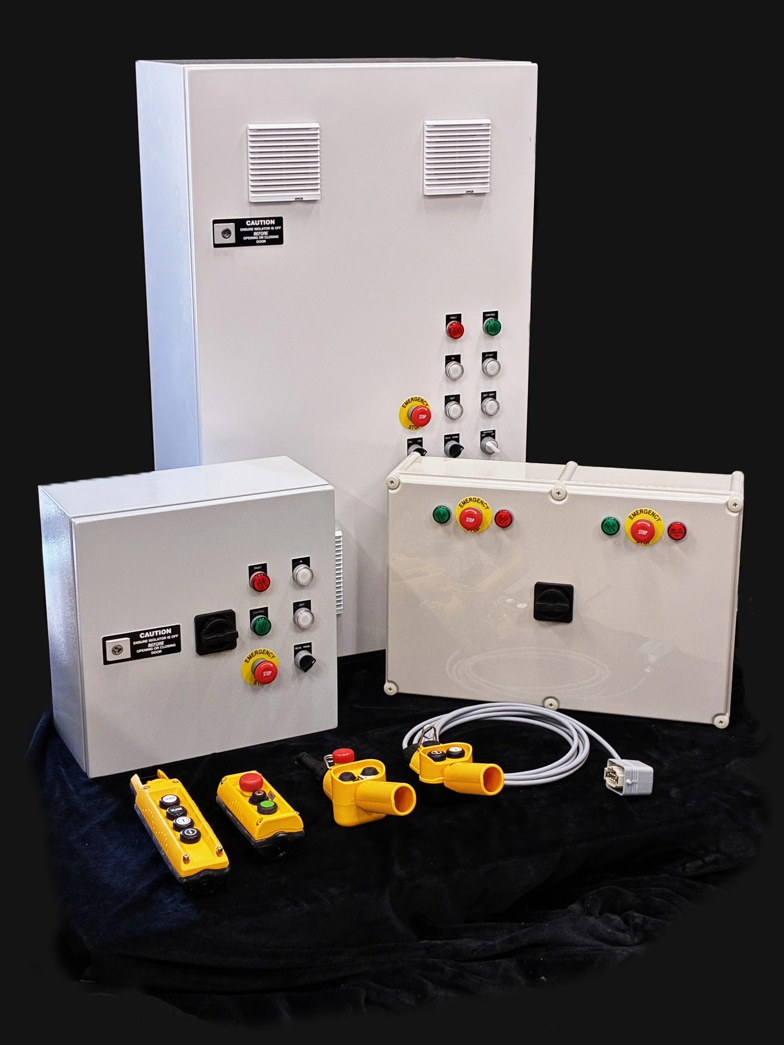 Control panels and pendant controls
