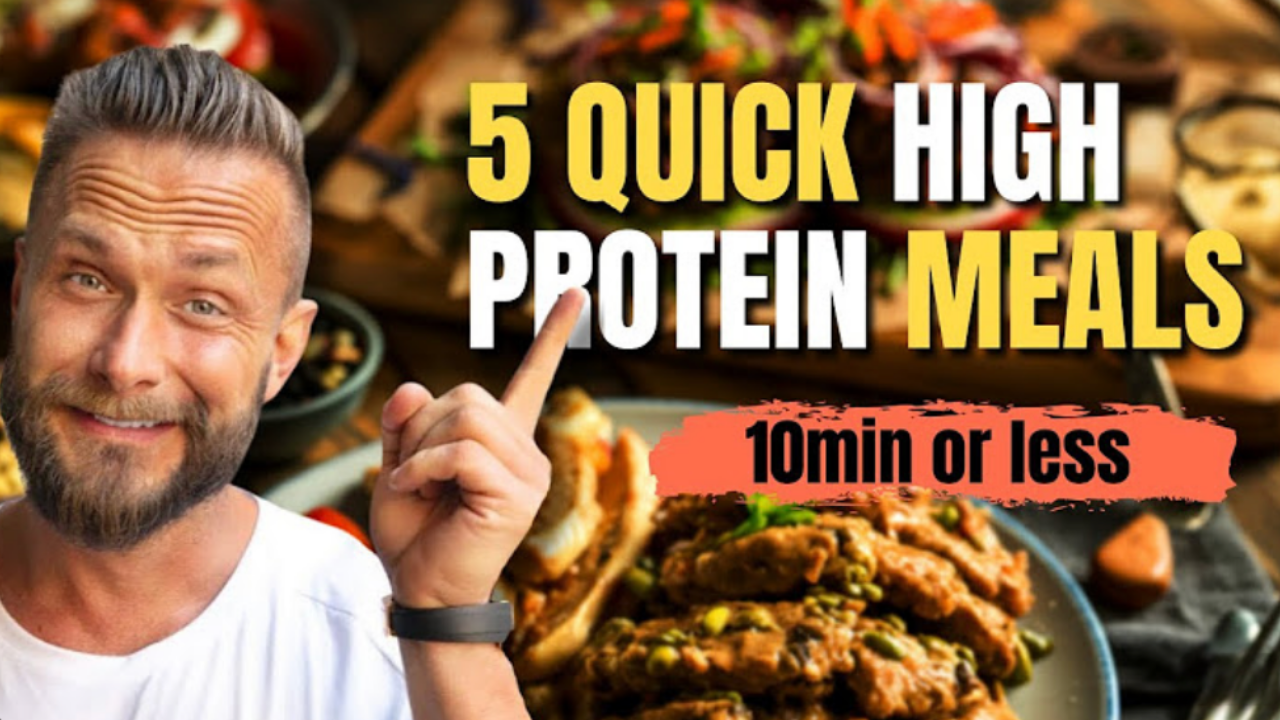 5 Easy Ideas for High-Protein Meals Under 10 Minutes