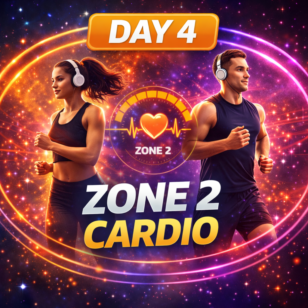 two people running