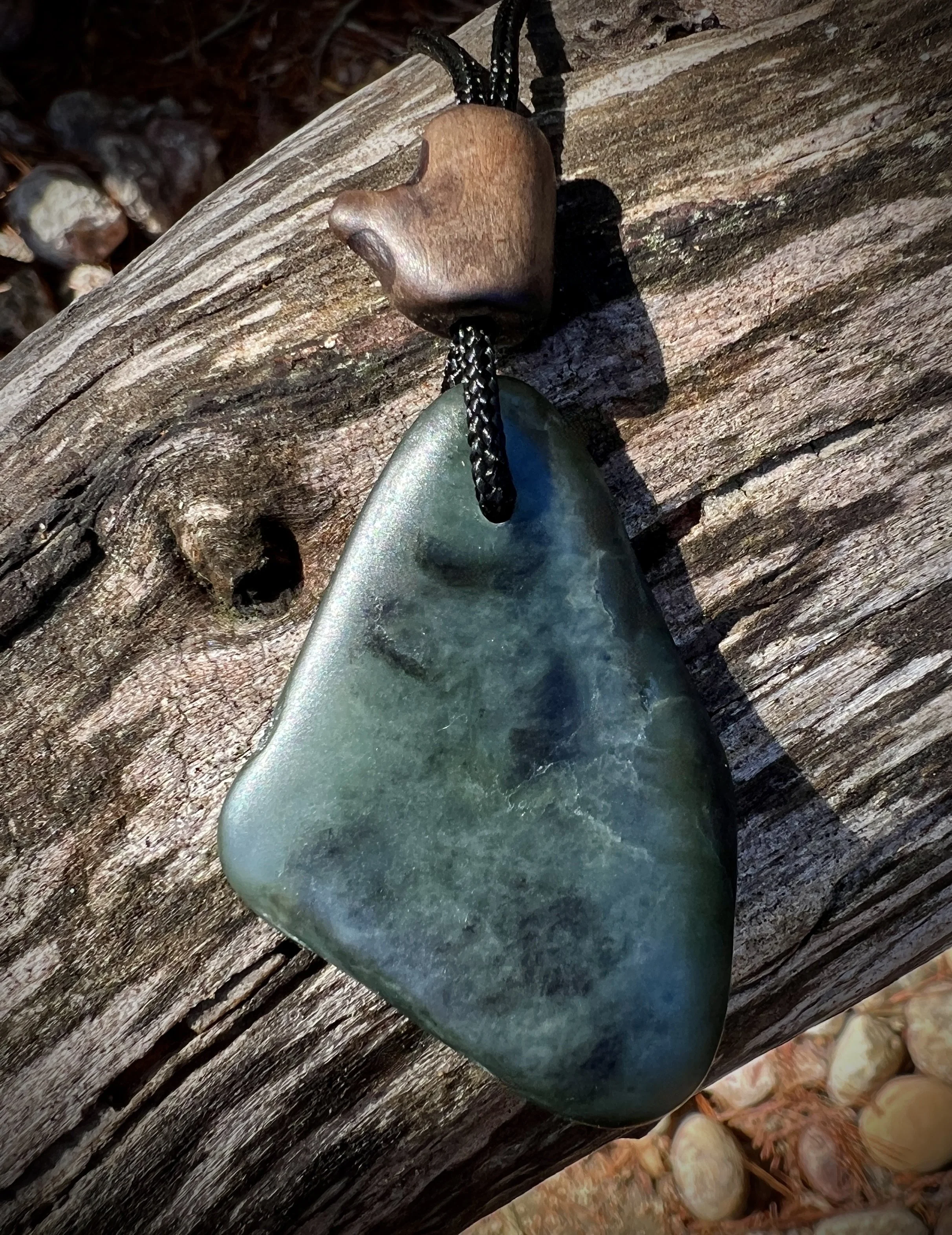 Big Sur Jade "Spotted Wonder" Pendant 2 x 1 1/2" (Copy)