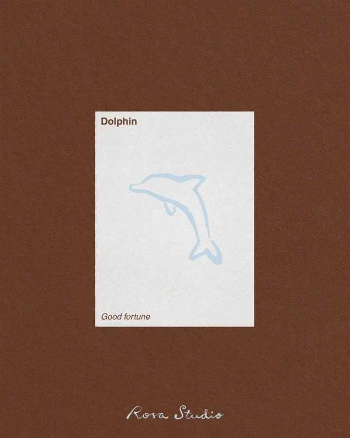 Designing brands guided by symbolism 🐬🌞🐬🌞 

Rosa Studio&rsquo;s updated brand graphics are not only my favourite nature symbols, but each represents a feeling or quality that I&rsquo;m channeling into my biz for 2026. 

Let me know your favourite